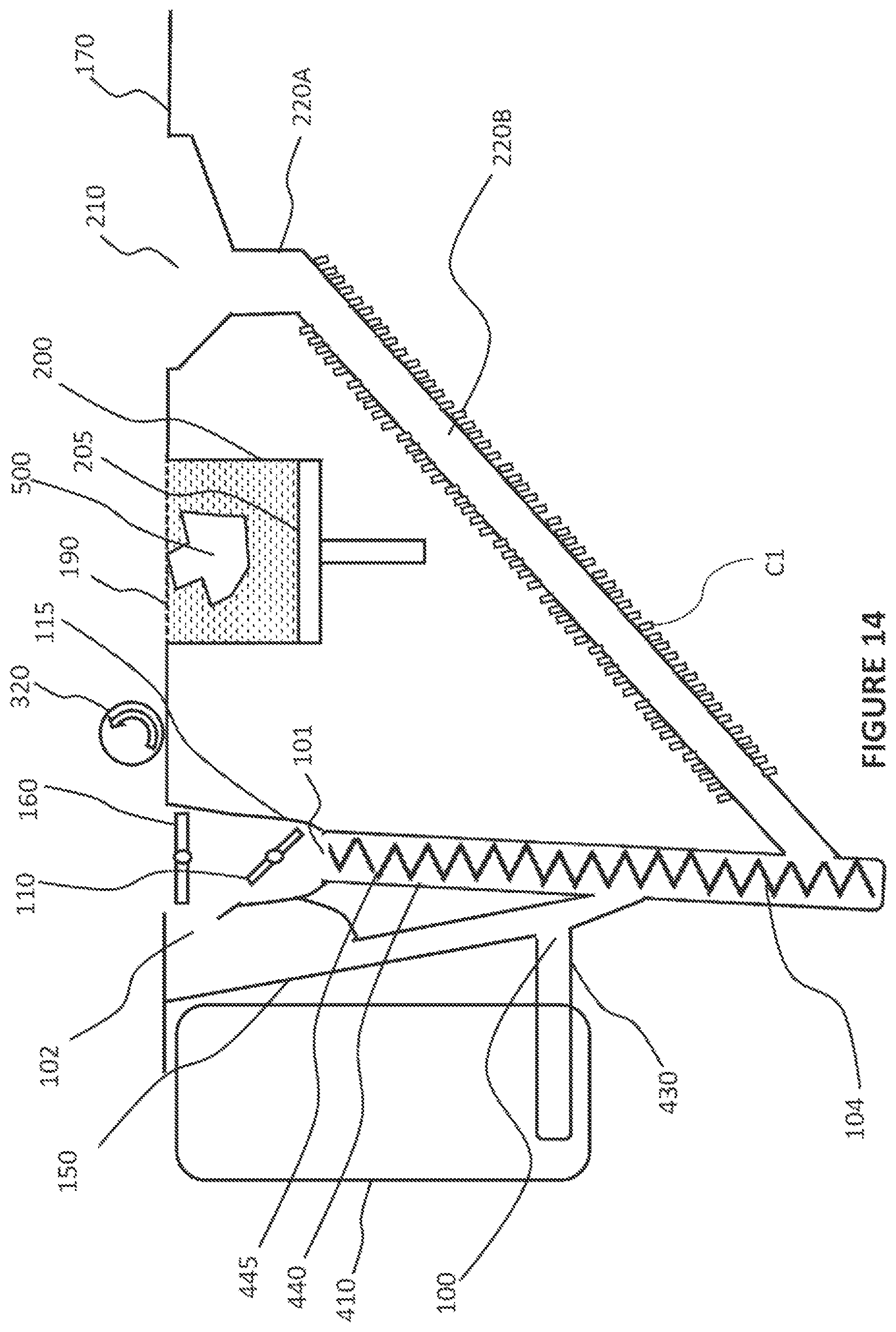 Patent US12304146 Figure 14 – Apparatus for the manufacture of three-dimensional objects