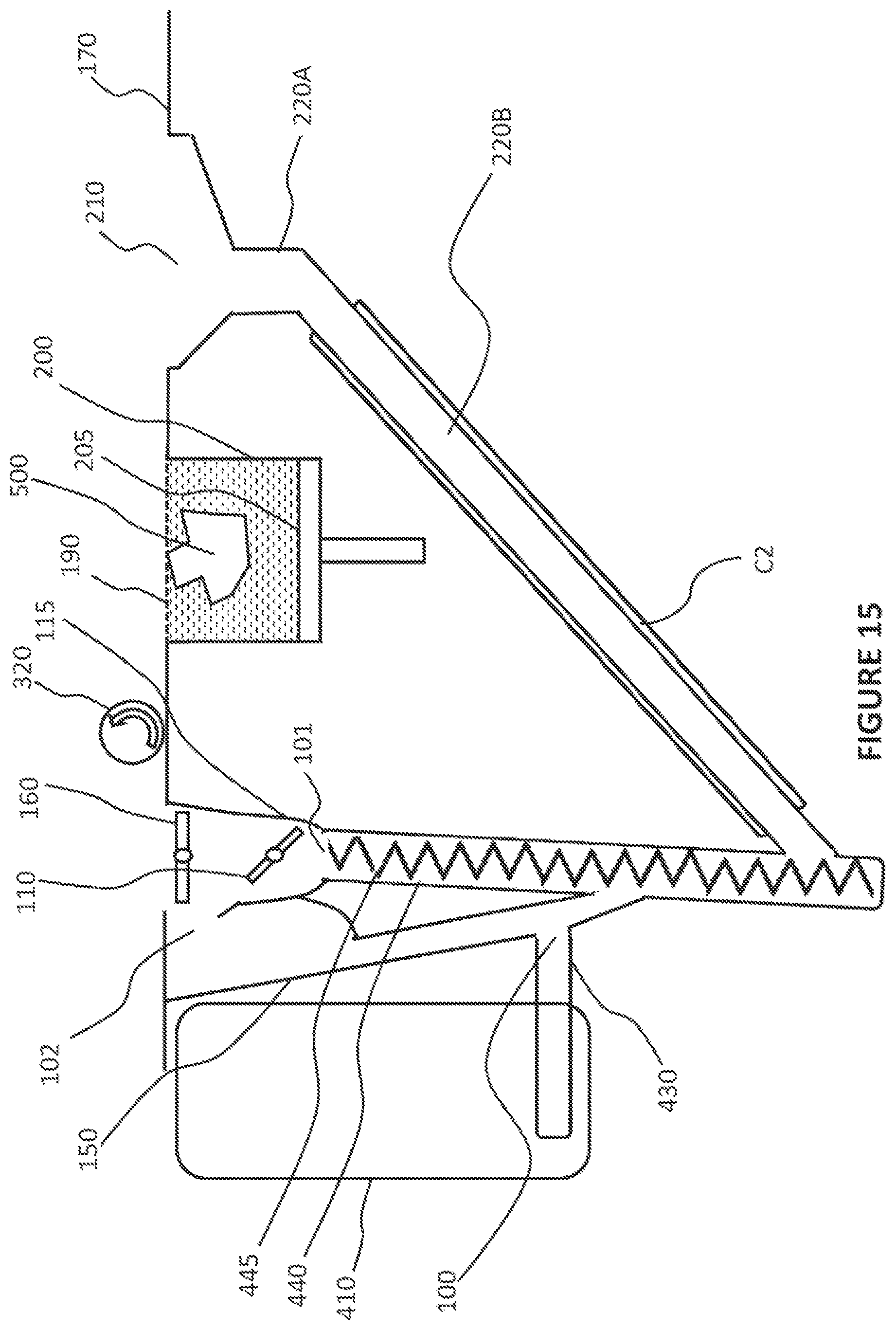 Patent US12304146 Figure 15 – Apparatus for the manufacture of three-dimensional objects