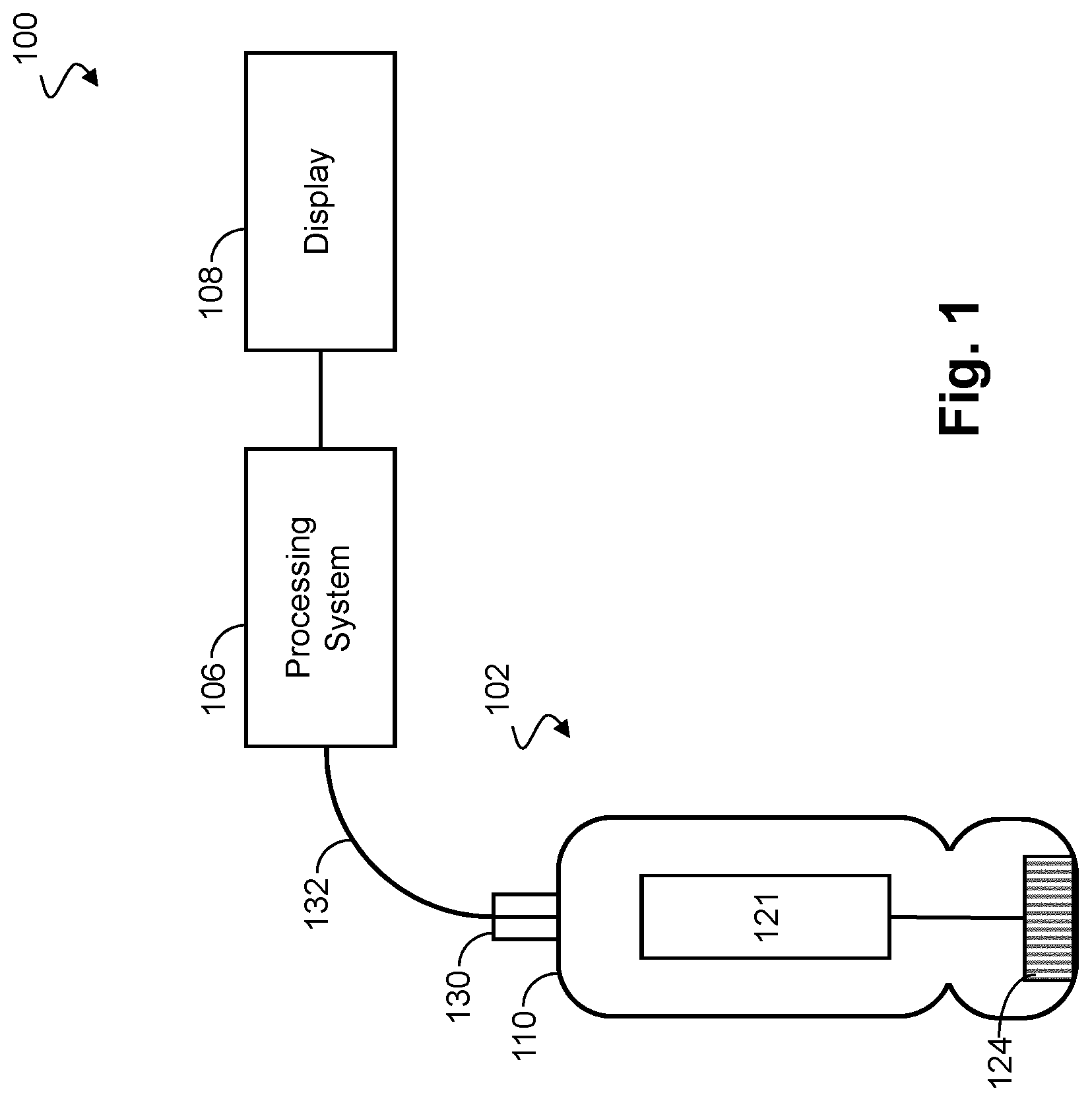 Patent US12304152 — Ultrasound probe handle — Figure 1