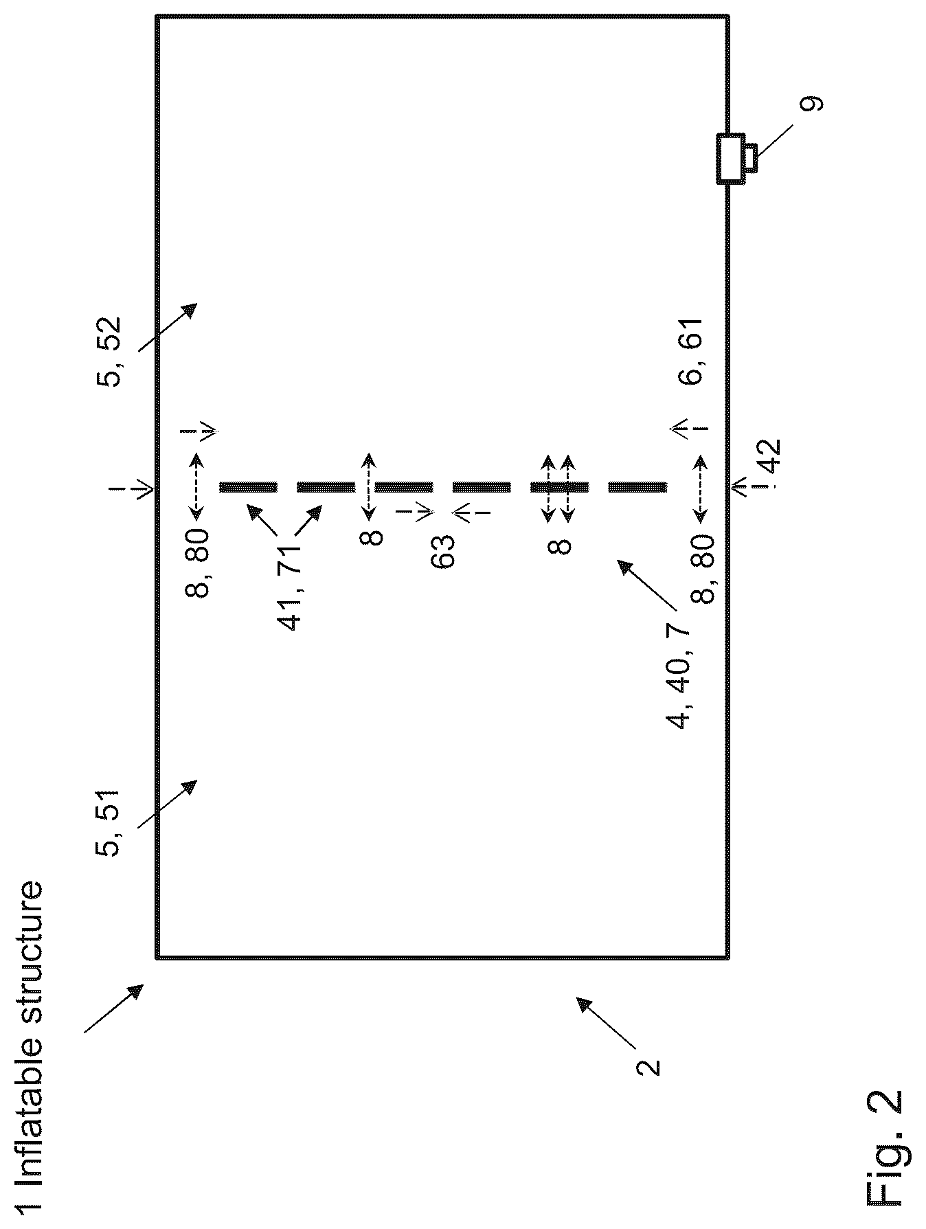 Patent US12304154 Figure 4 – Foldable inflatable structure