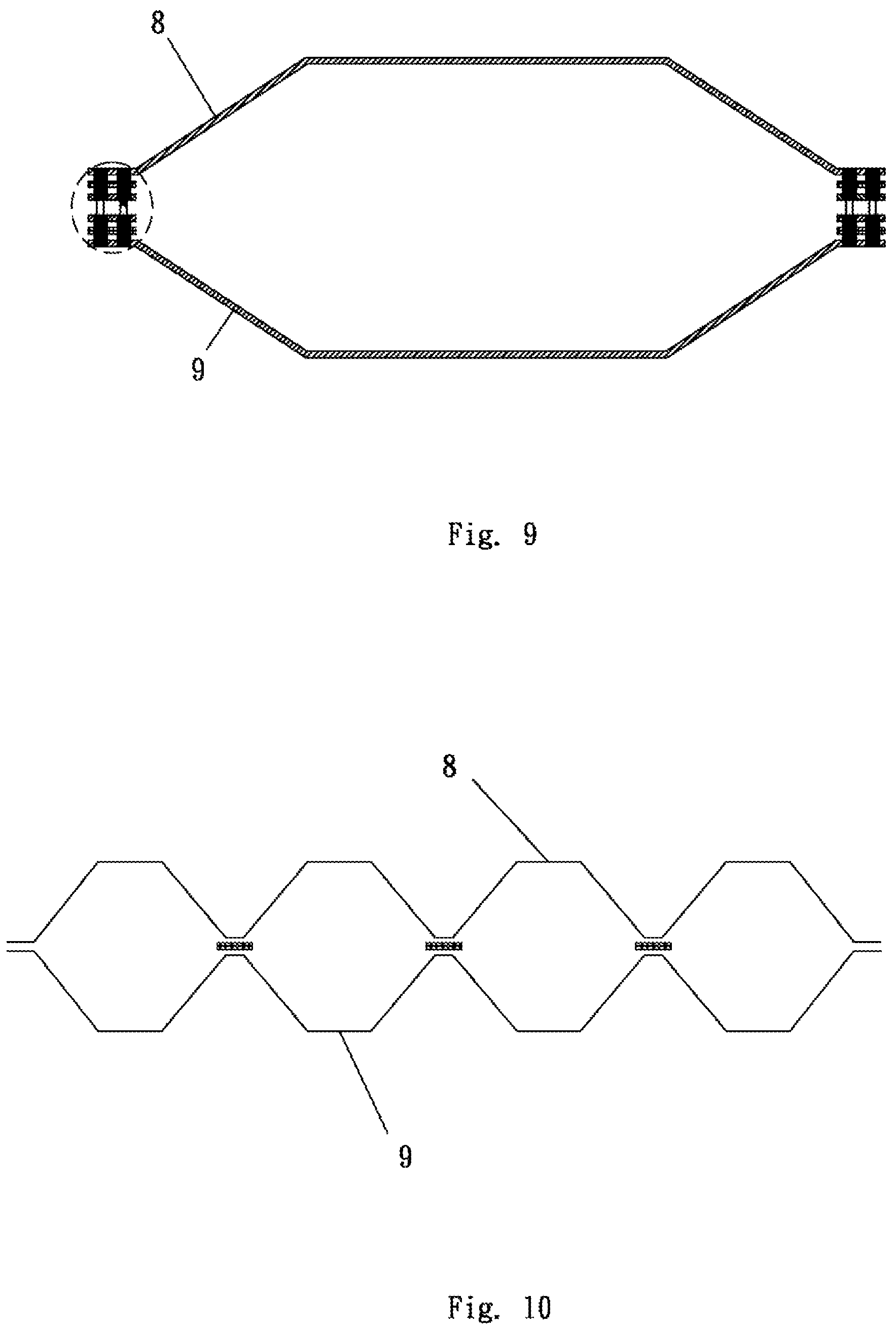 Patent US12304155 Figure 8 – Fusion structure, inflatable product having the fusion structure, manufacturing method thereof, and rapidly produced inflatable product having covering layer simultaneously positioned with inflatable body