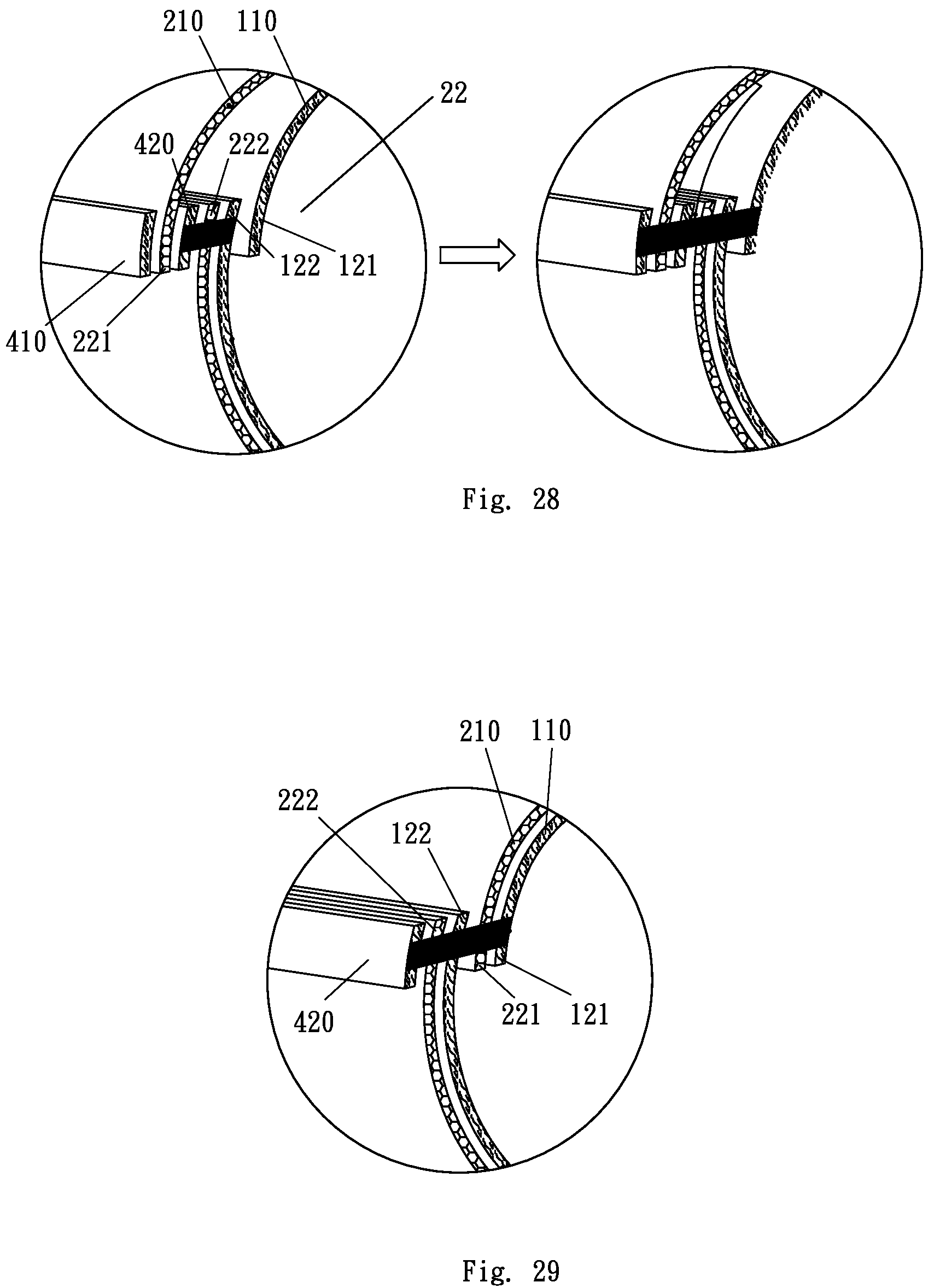 Patent US12304155 Figure 20 – Fusion structure, inflatable product having the fusion structure, manufacturing method thereof, and rapidly produced inflatable product having covering layer simultaneously positioned with inflatable body