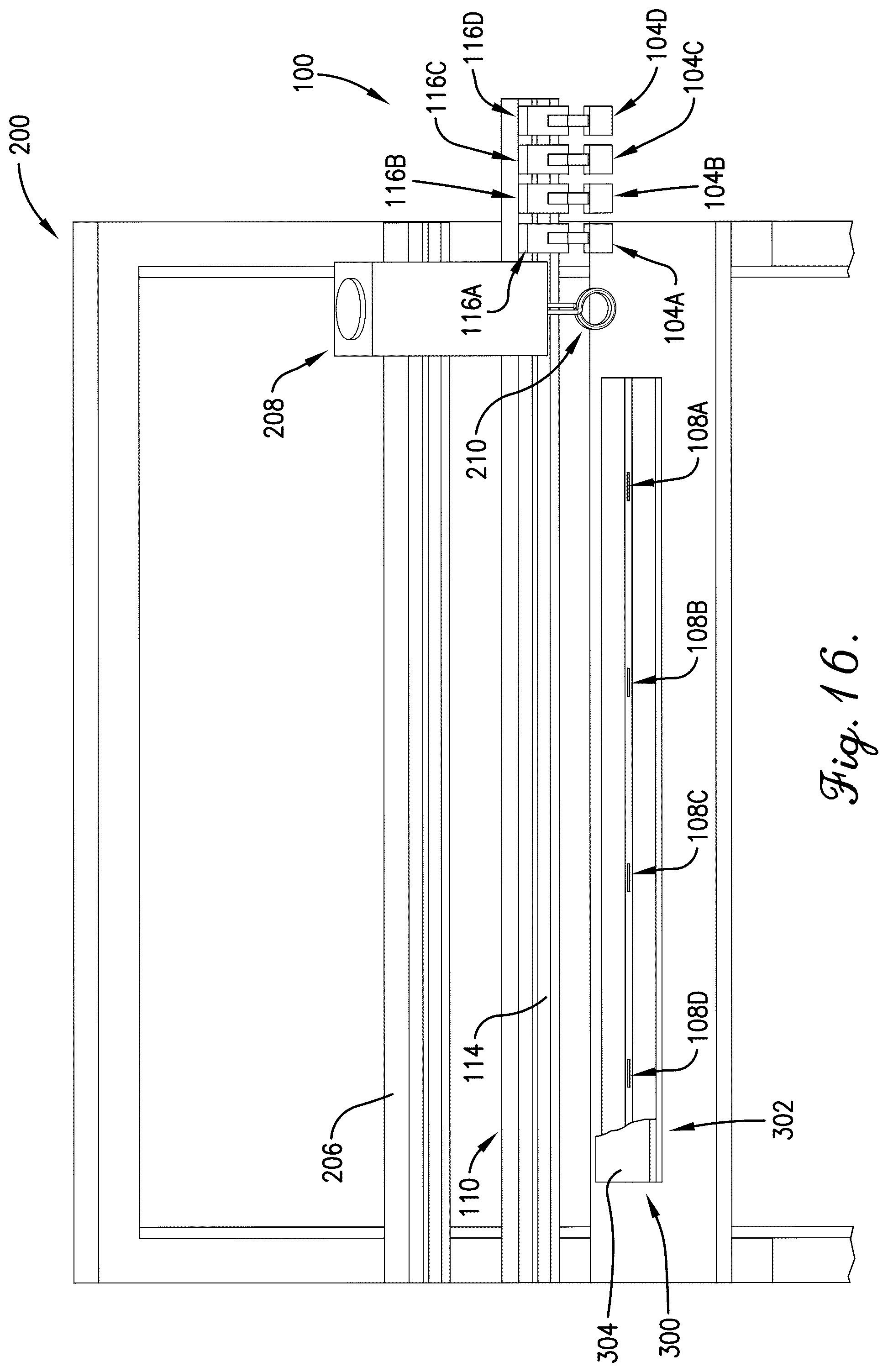 Patent US12304157 Figure 16 – In-situ monitoring and control of induction welding of thermoplastic composites using amorphous or nanocrystalline microwire temperature sensors and self-centering antennae rail system