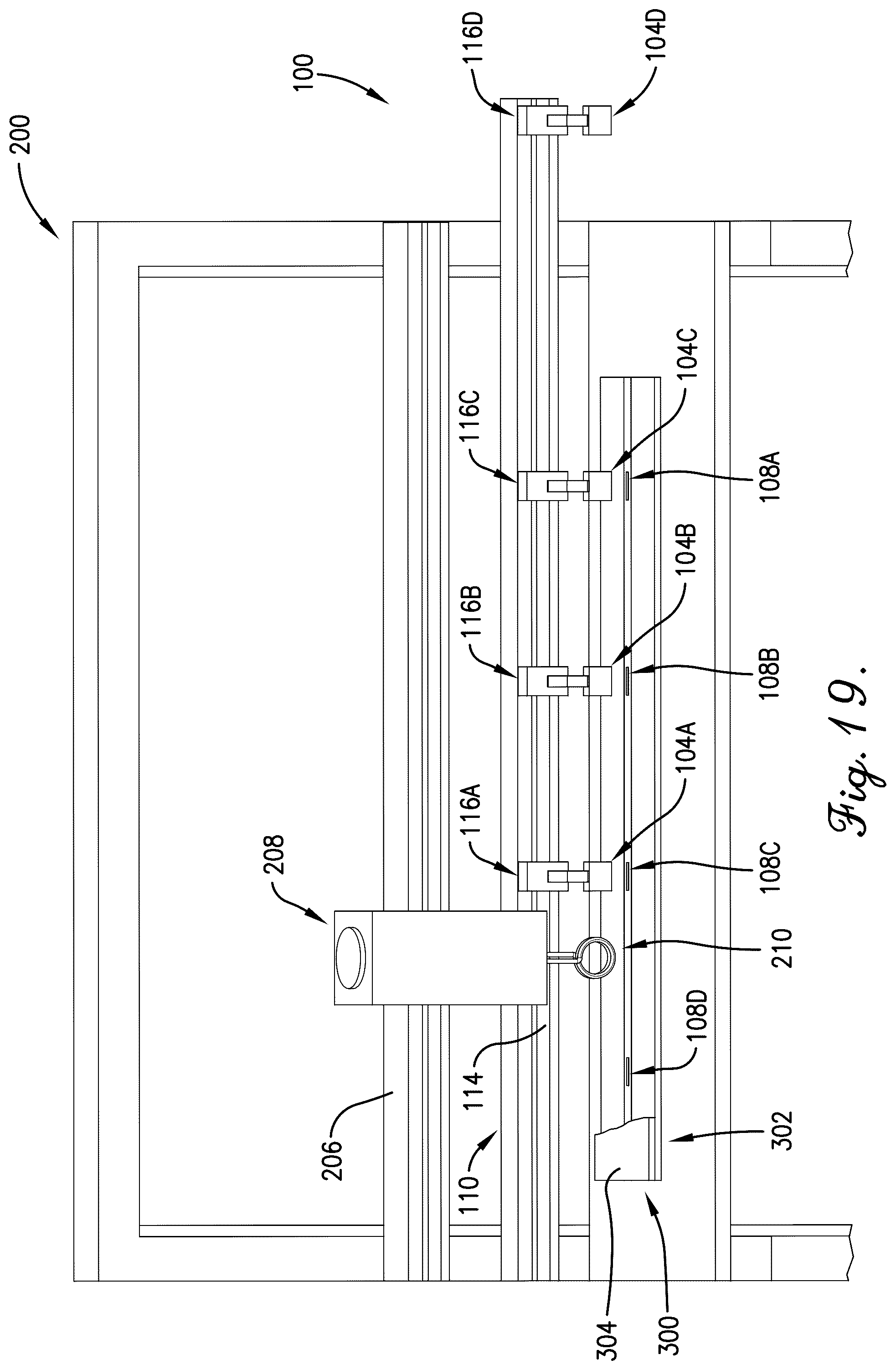 Patent US12304157 Figure 19 – In-situ monitoring and control of induction welding of thermoplastic composites using amorphous or nanocrystalline microwire temperature sensors and self-centering antennae rail system