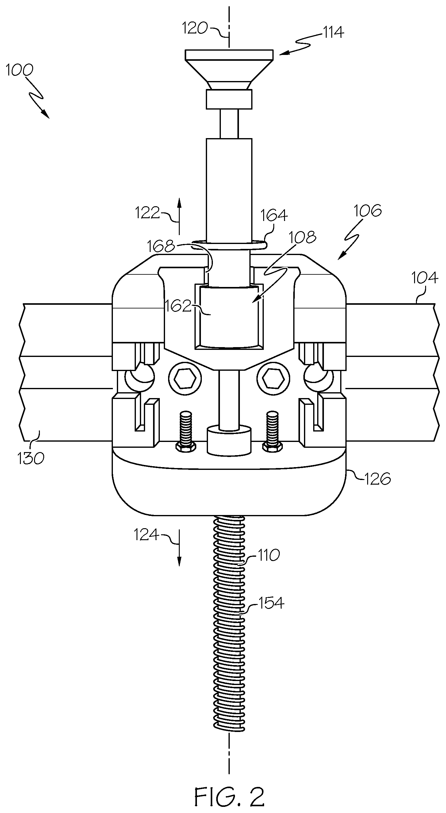 Patent US12304159 Figure 2 – Apparatus, system and method for applying composite layups