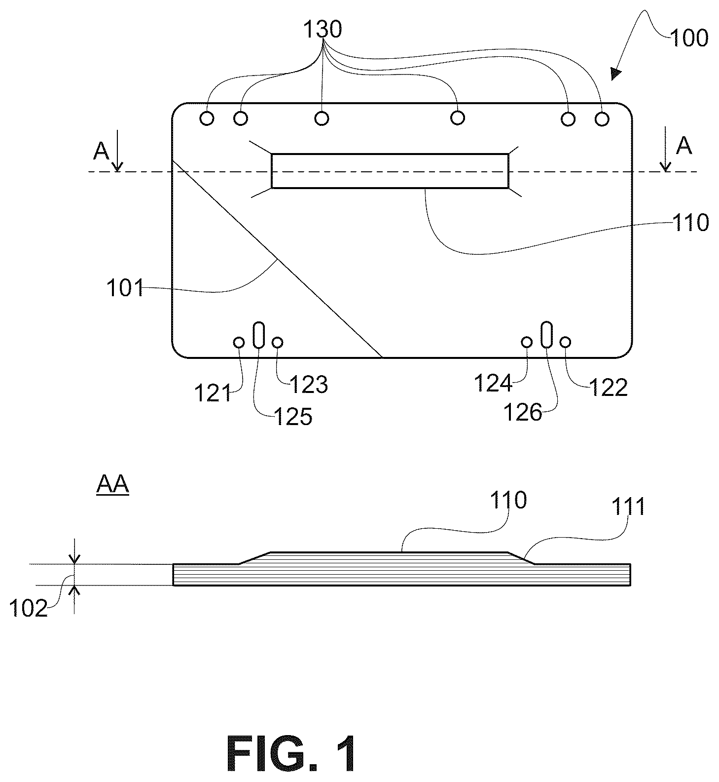Patent US12304163 Figure 1 – System for stamping a thick thermoplastic composite blank