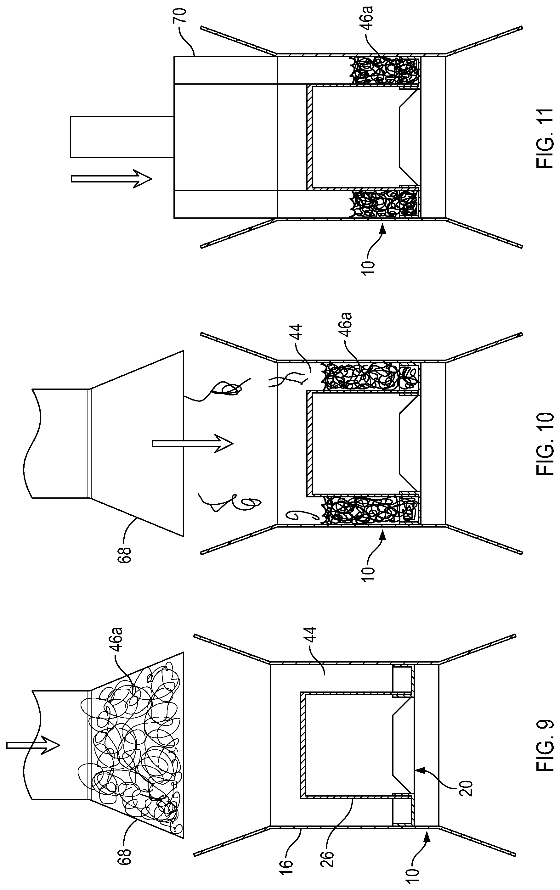 Patent US12304168 Figure 5 – Method of filling an insulated shipping container with loose-fill organic insulation