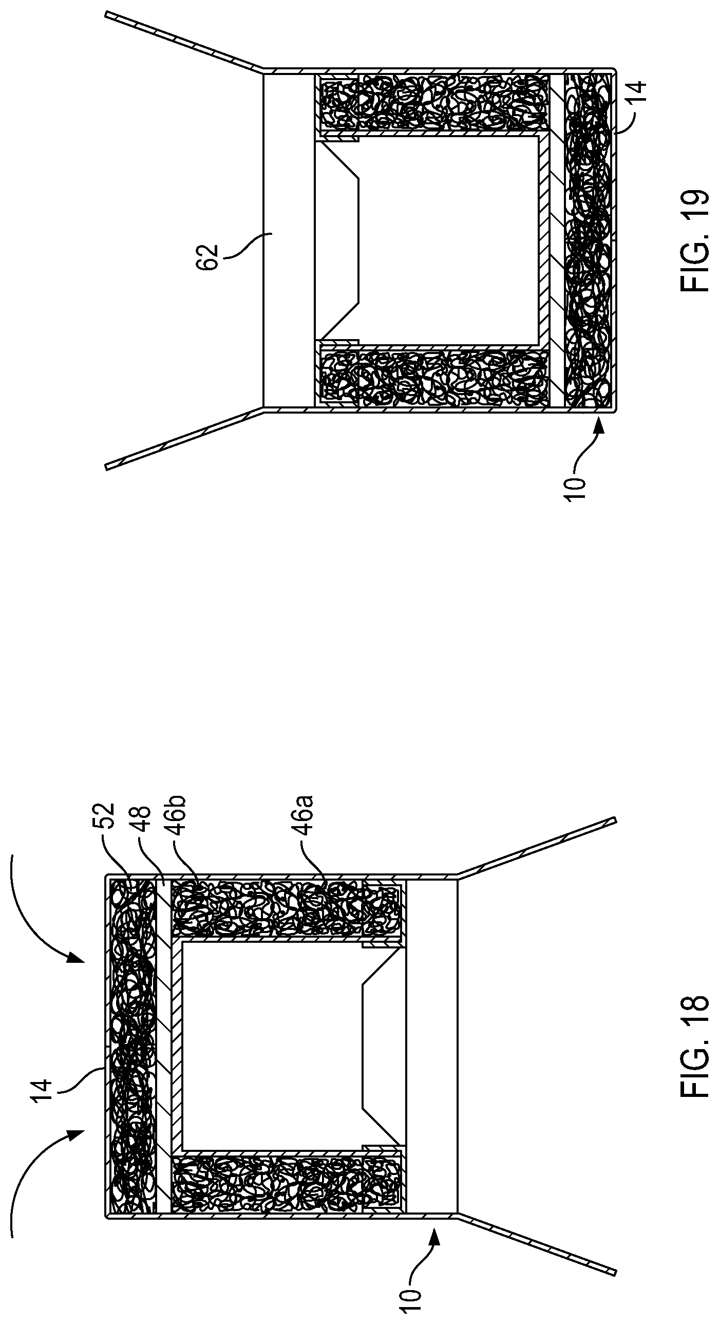 Patent US12304168 Figure 8 – Method of filling an insulated shipping container with loose-fill organic insulation