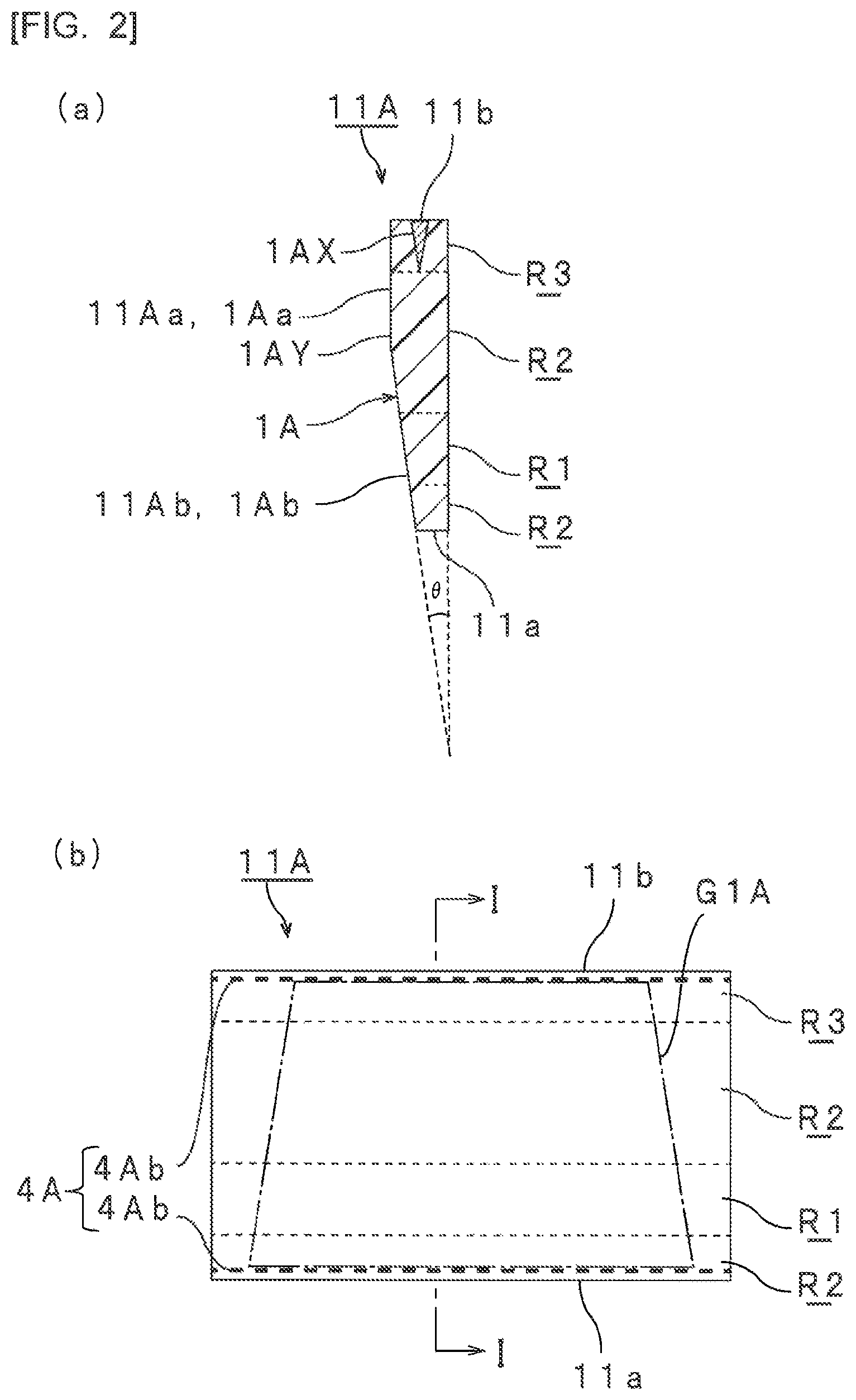 Patent US12304174 Figure 2 – Laminated glass interlayer, roll body, and laminated glass manufacturing method