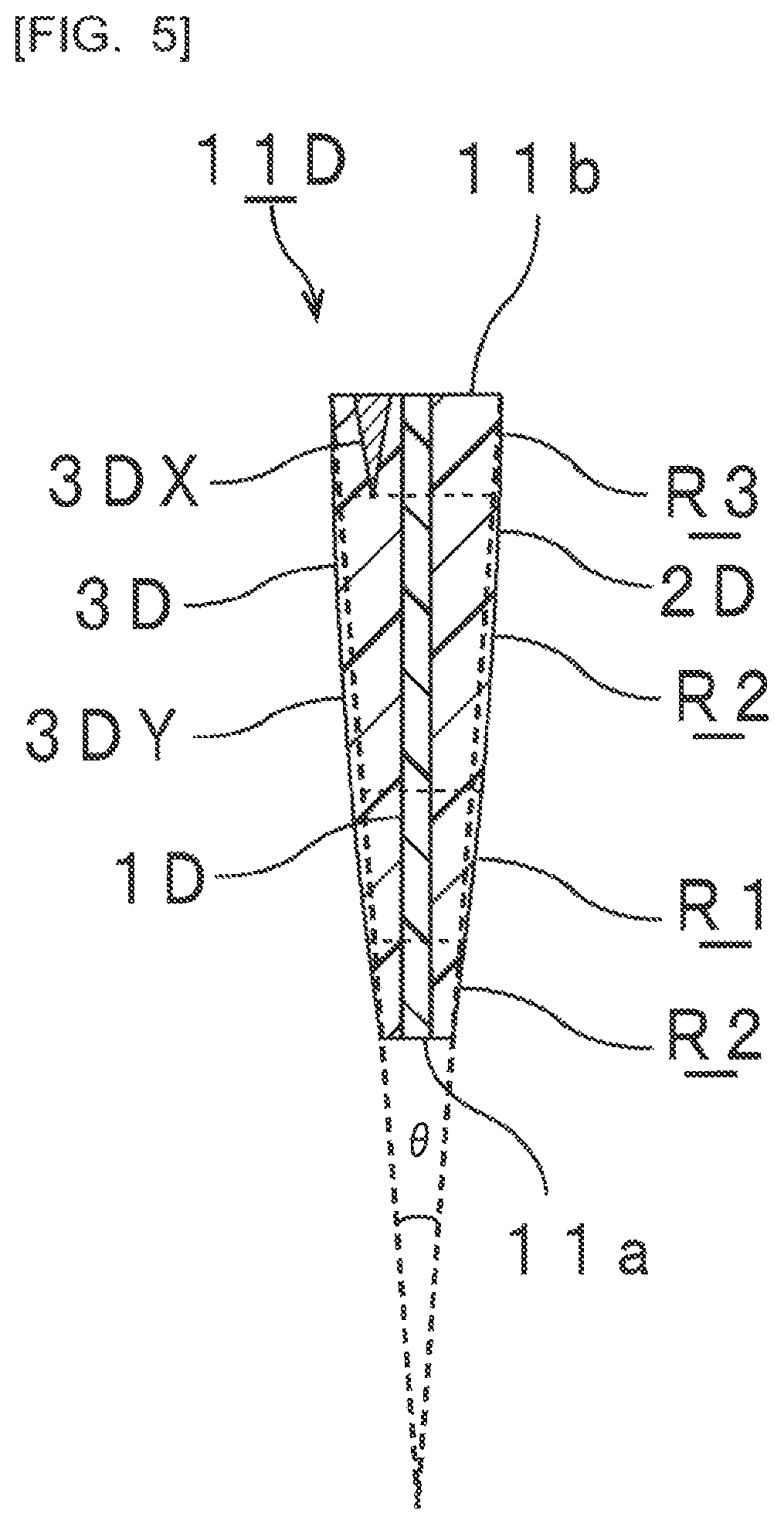 Patent US12304174 Figure 5 – Laminated glass interlayer, roll body, and laminated glass manufacturing method
