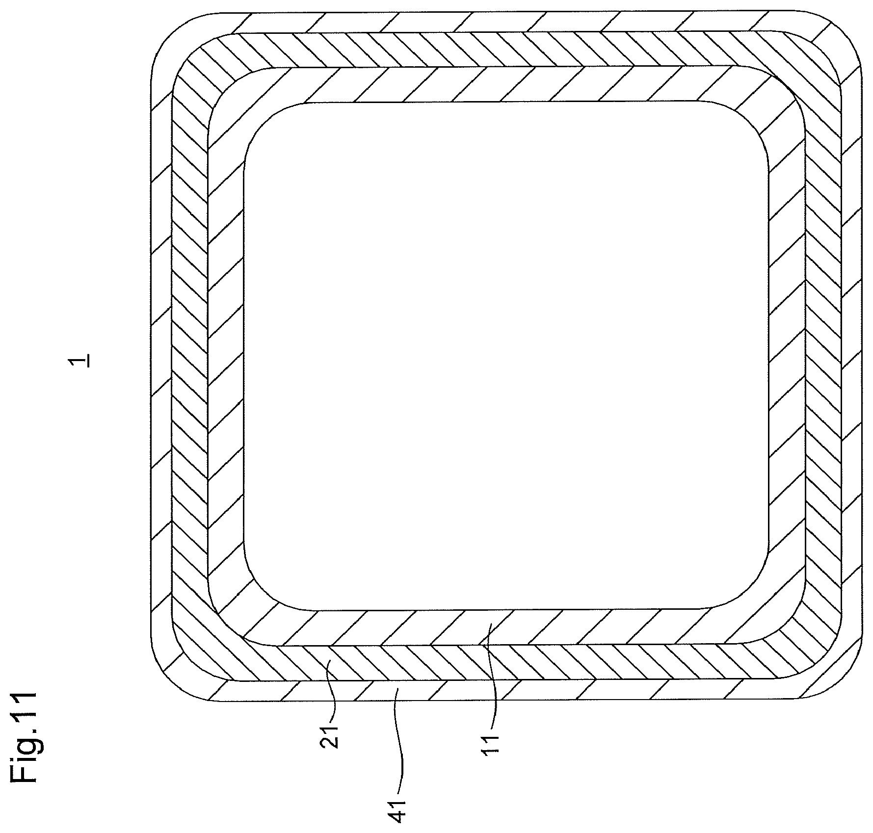 Patent US12304176 Figure 11 – Continuous fiber-reinforced silicon carbide member, manufacturing method thereof, and nuclear reactor structural member