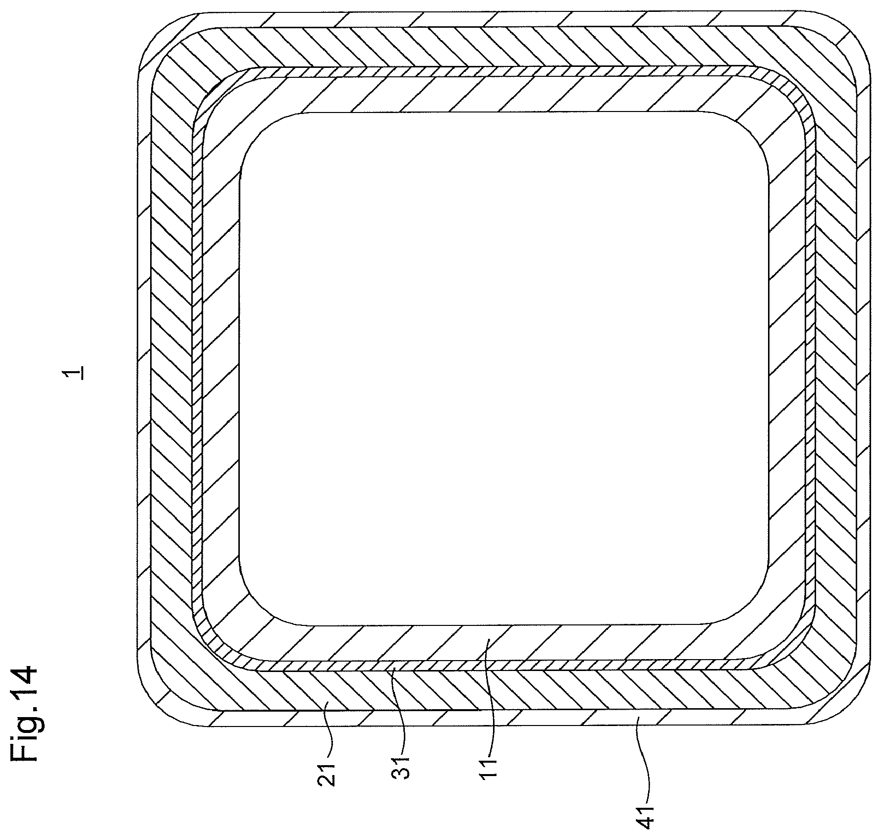 Patent US12304176 Figure 14 – Continuous fiber-reinforced silicon carbide member, manufacturing method thereof, and nuclear reactor structural member
