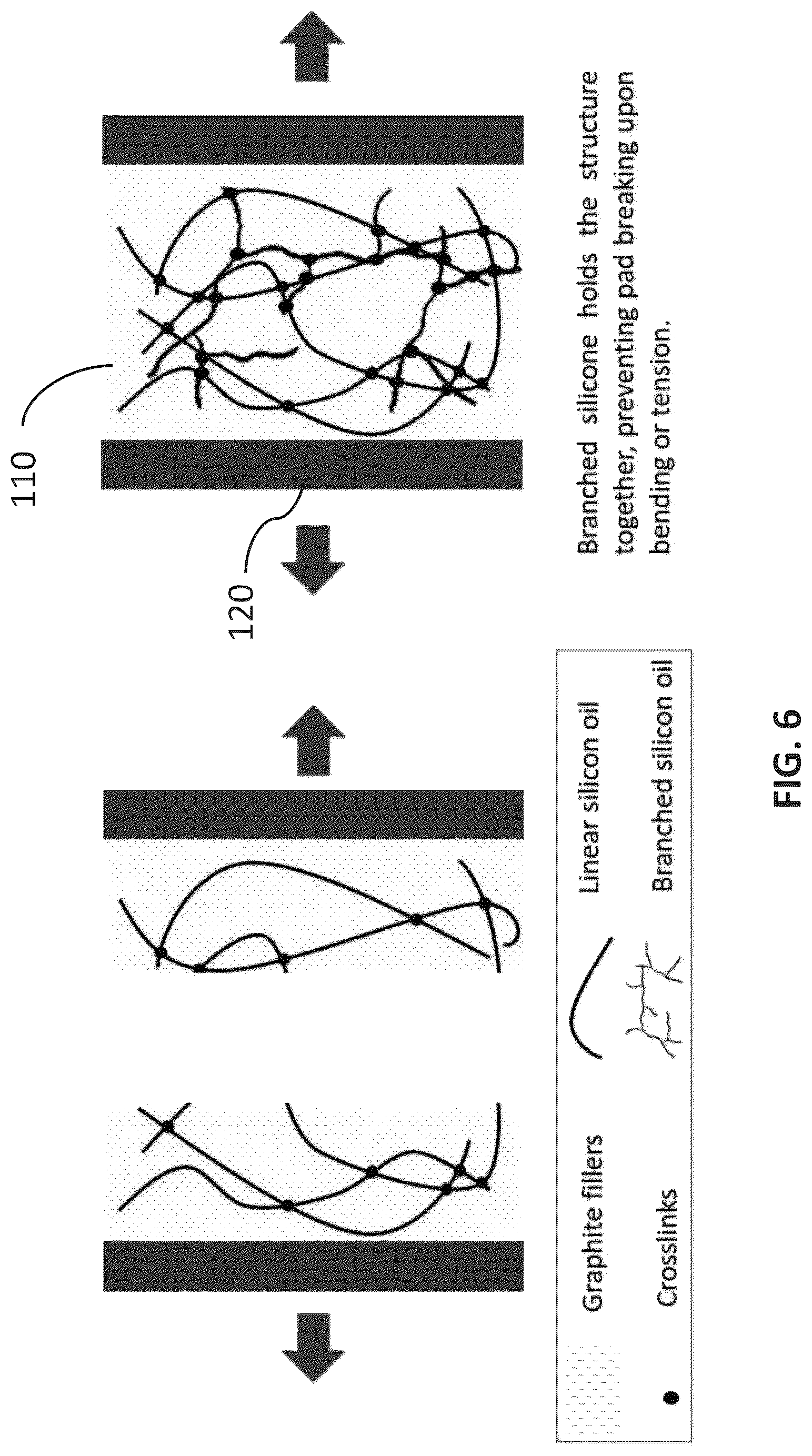 Patent US12304180 Figure 7 – Low surface roughness thermal interface device based on graphite with branched siloxane having high through-plane thermal conductivity