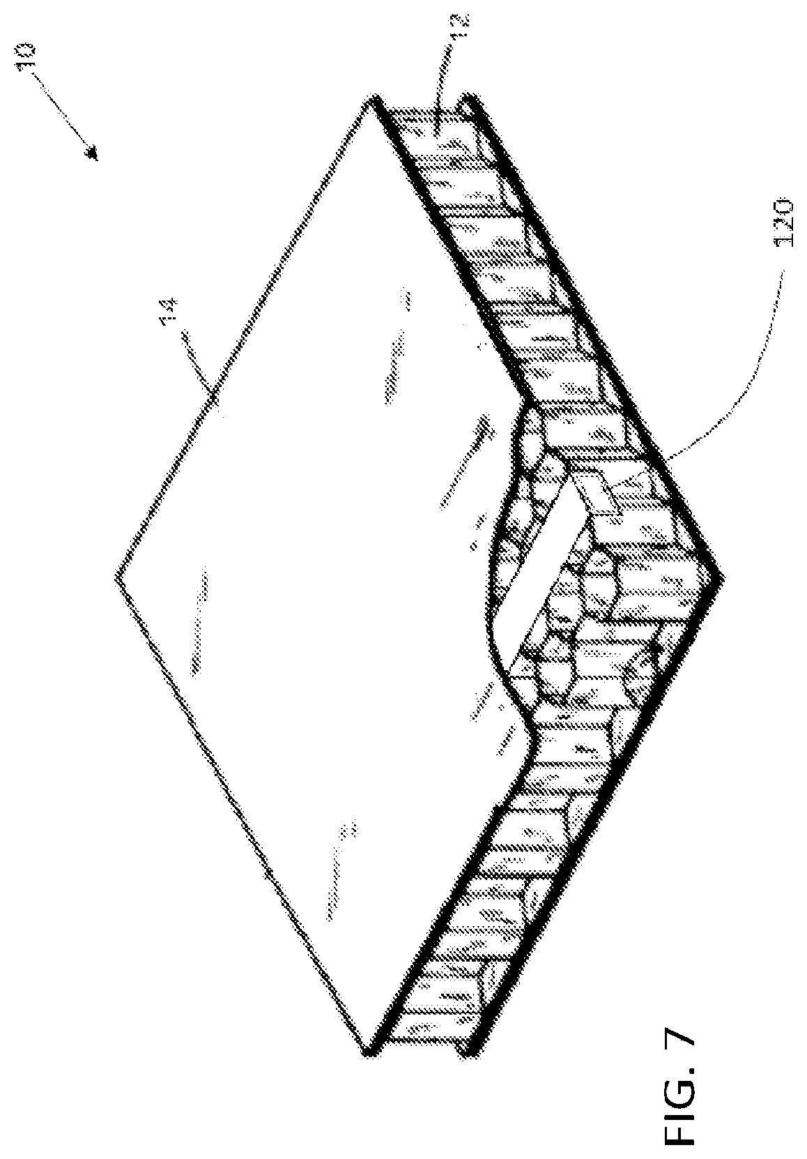 Patent US12304184 Figure 7 – Composite material vehicle cargo compartment construct