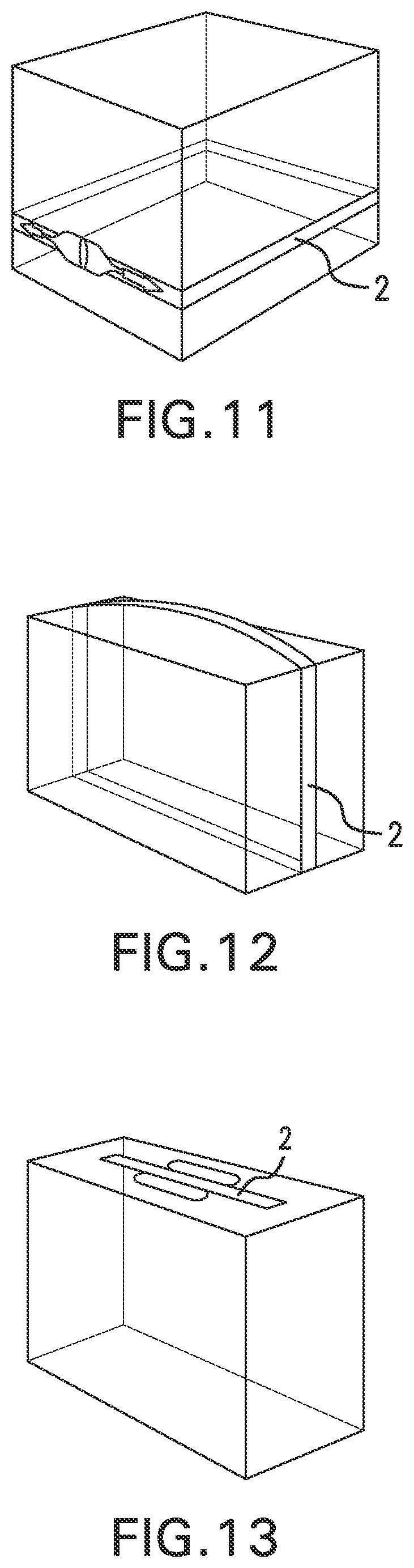 Patent US12304185 Figure 6 – Repulpable, recyclable, compostable and biodegradable reinforcement elements and paper reinforced tapes, and containers including the same