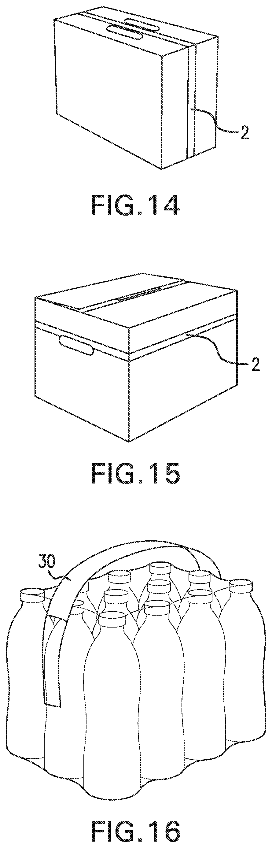 Patent US12304185 Figure 7 – Repulpable, recyclable, compostable and biodegradable reinforcement elements and paper reinforced tapes, and containers including the same
