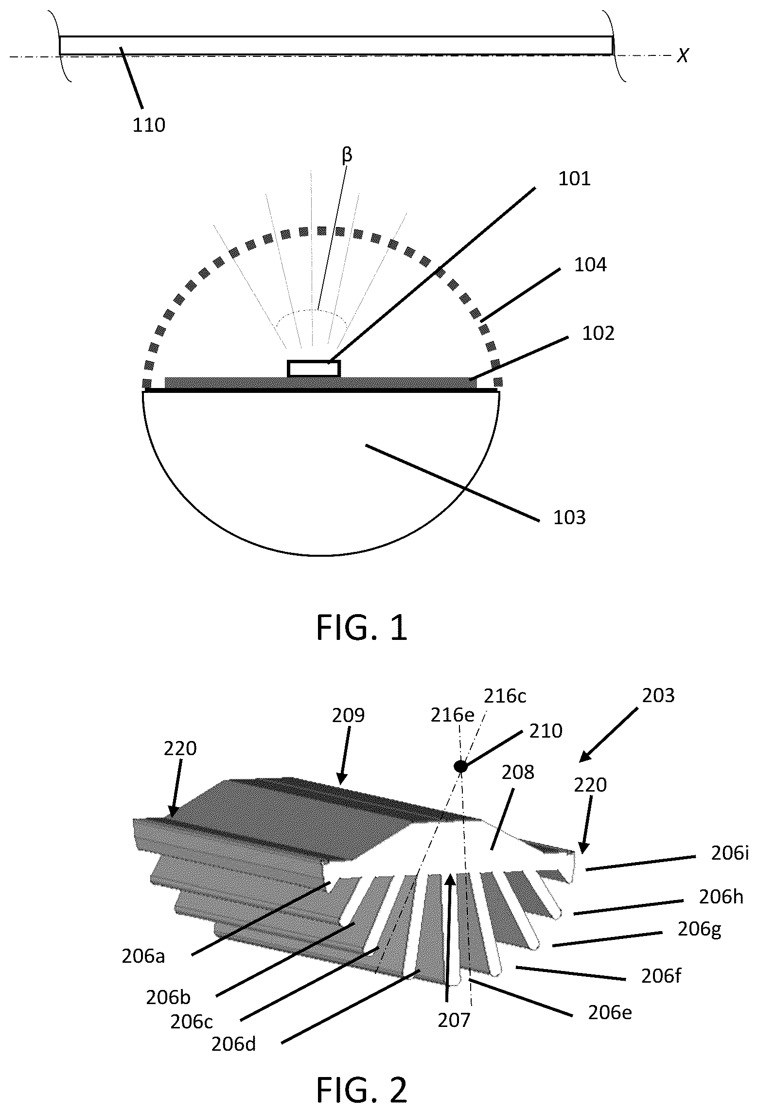 Patent US12304190 — UV LED radiation sources for use in photopolymer exposure — Figure 1