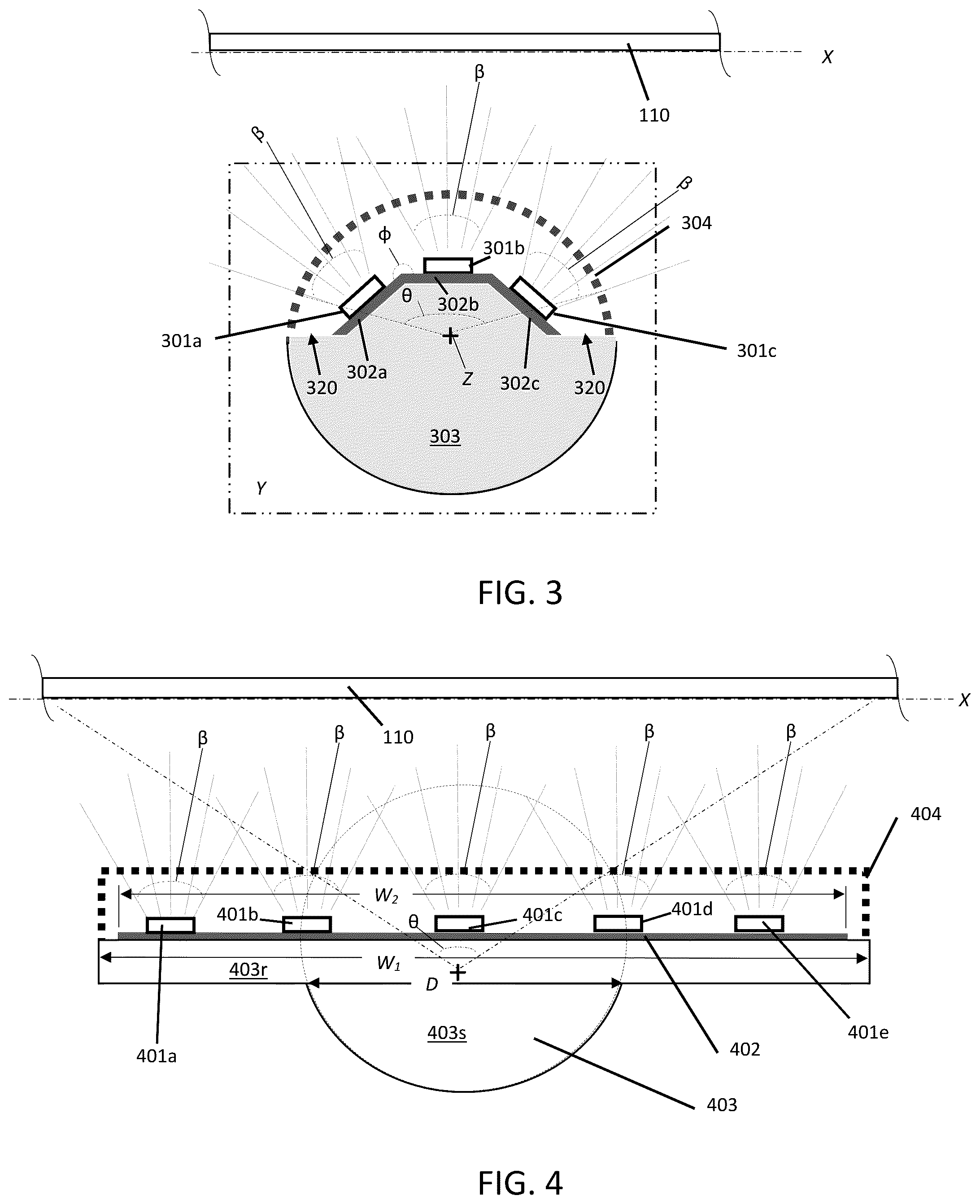 Patent US12304190 Figure 2 – UV LED radiation sources for use in photopolymer exposure