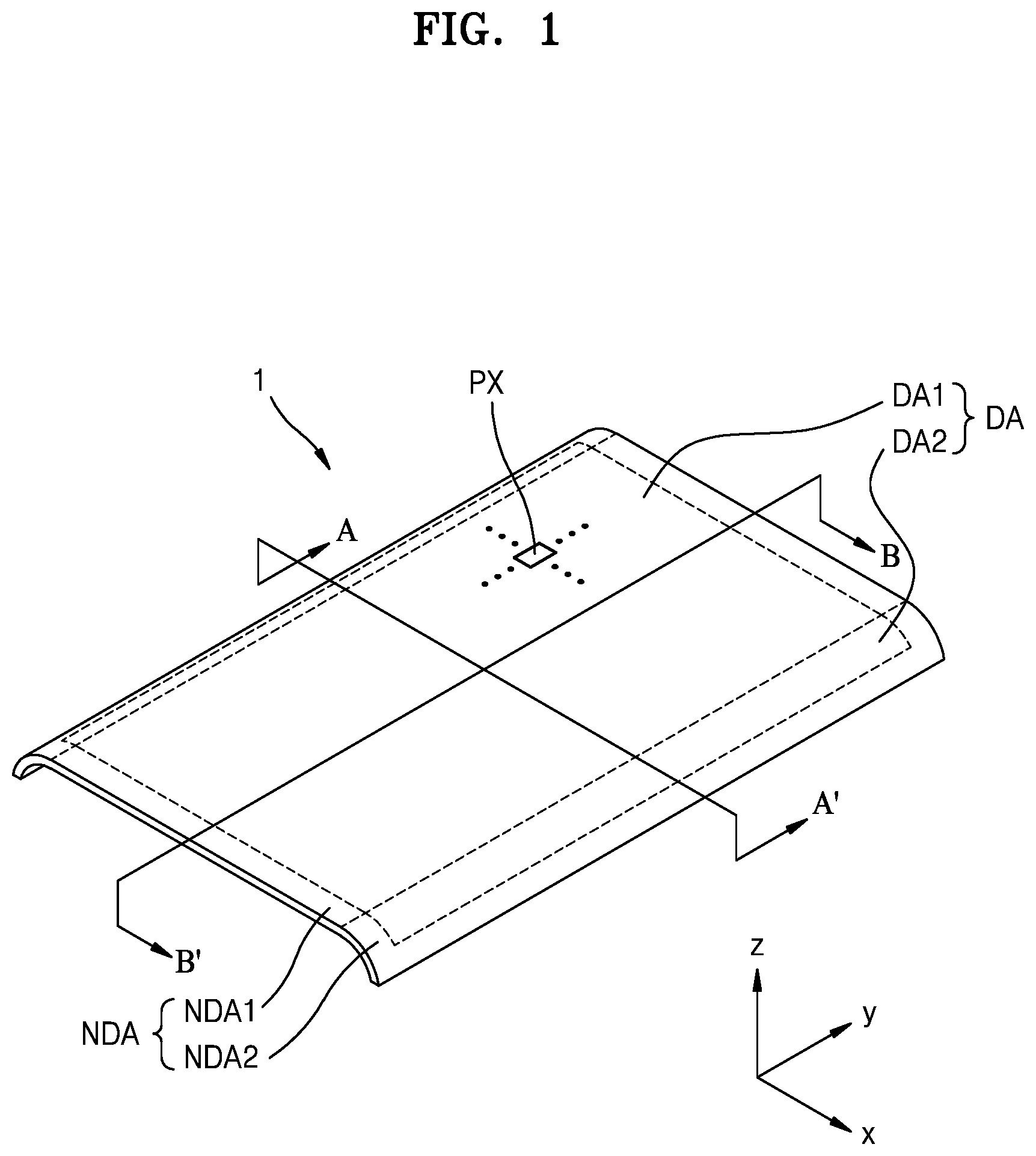 Patent US12304191 Figure 1 – Cover window and method of manufacturing the same