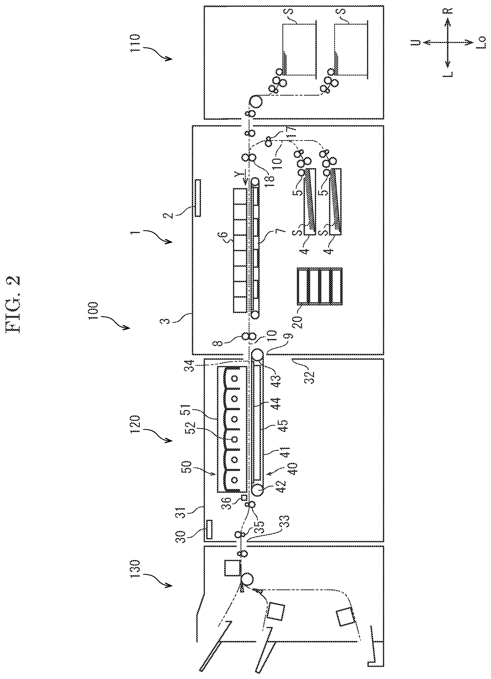 Patent US12304193 Figure 2 – Drying device and image forming system