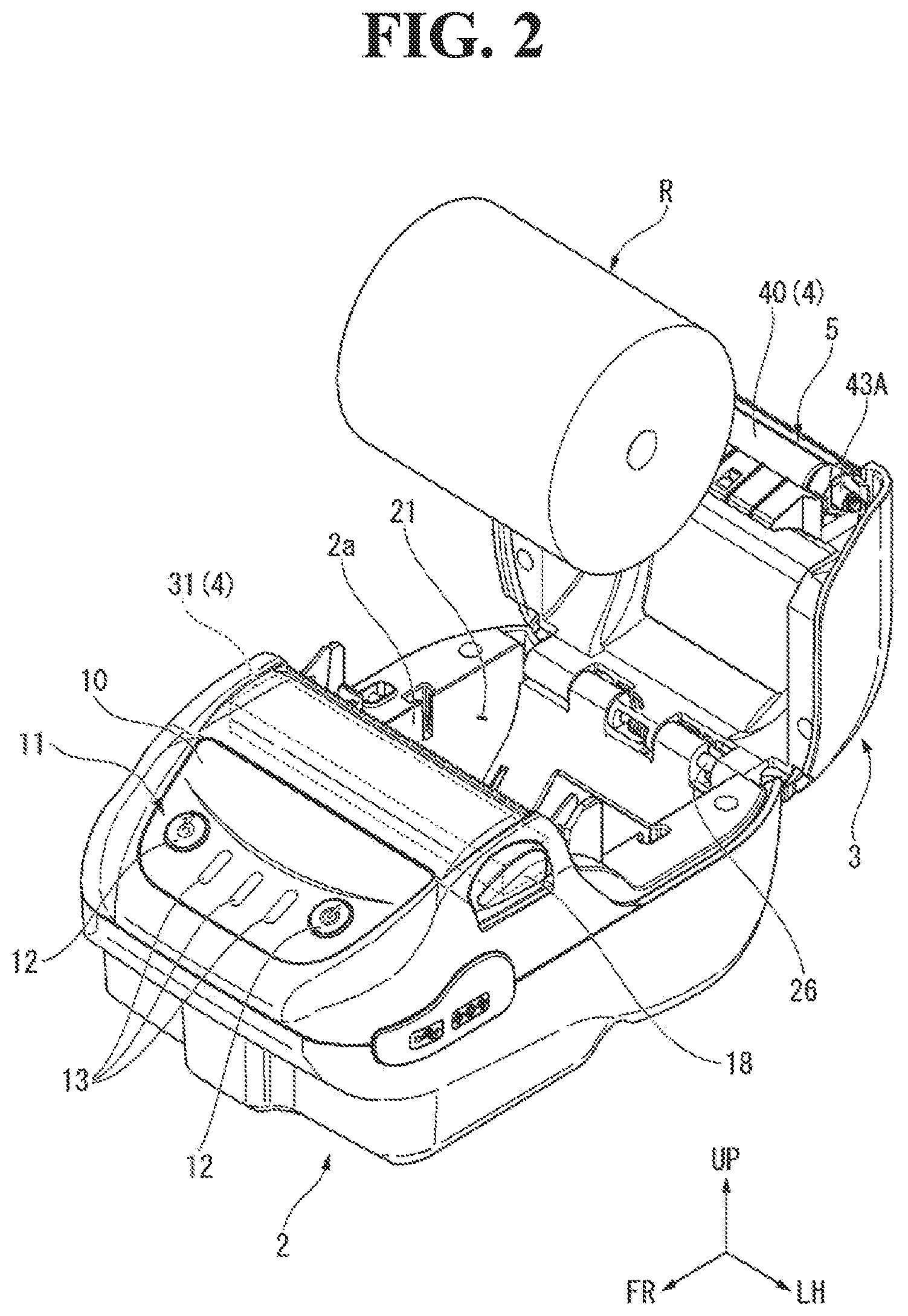 Patent US12304197 Figure 2 – Thermal printer