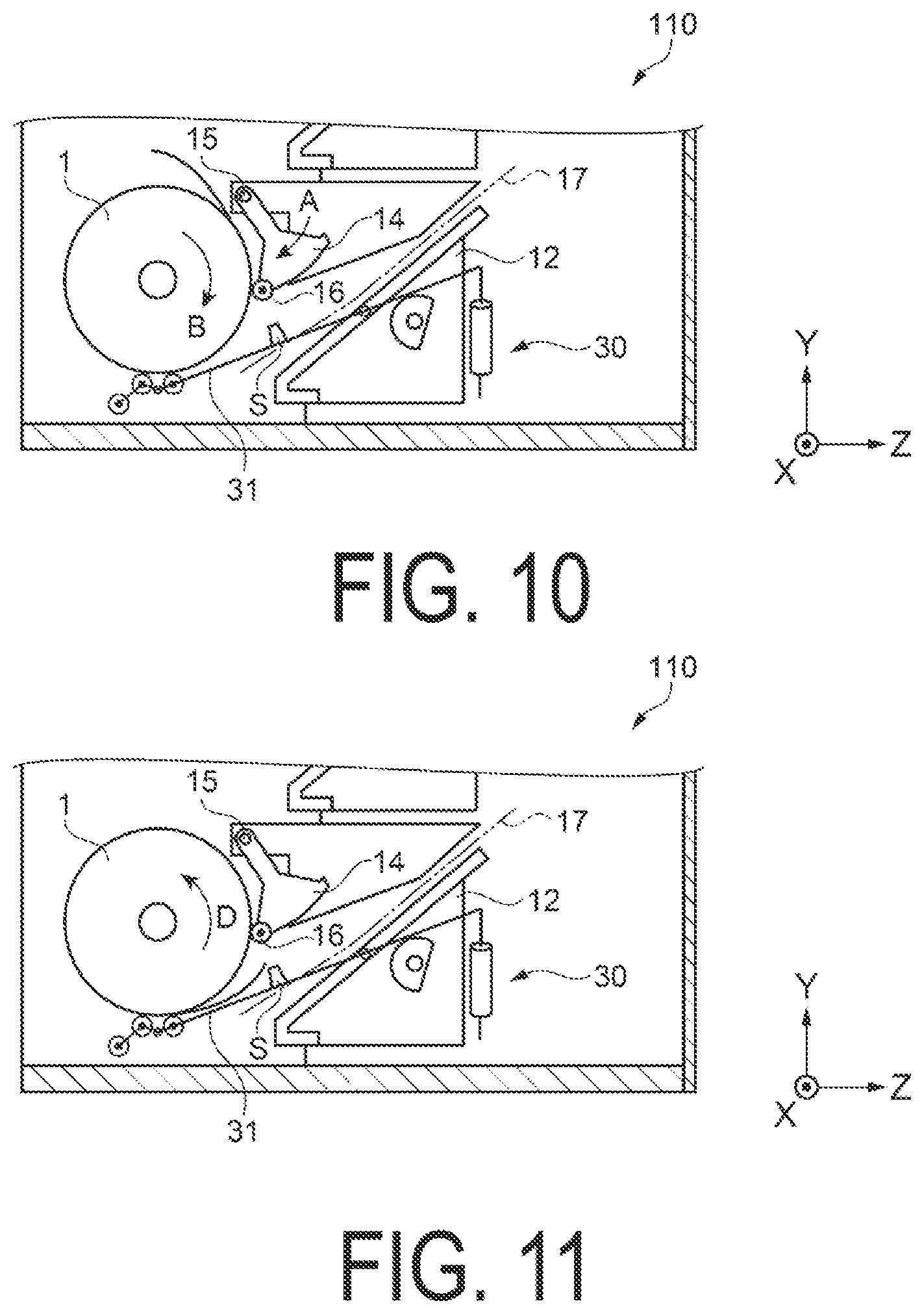 Patent US12304199 Figure 10 – Supply device for roll medium and recording device