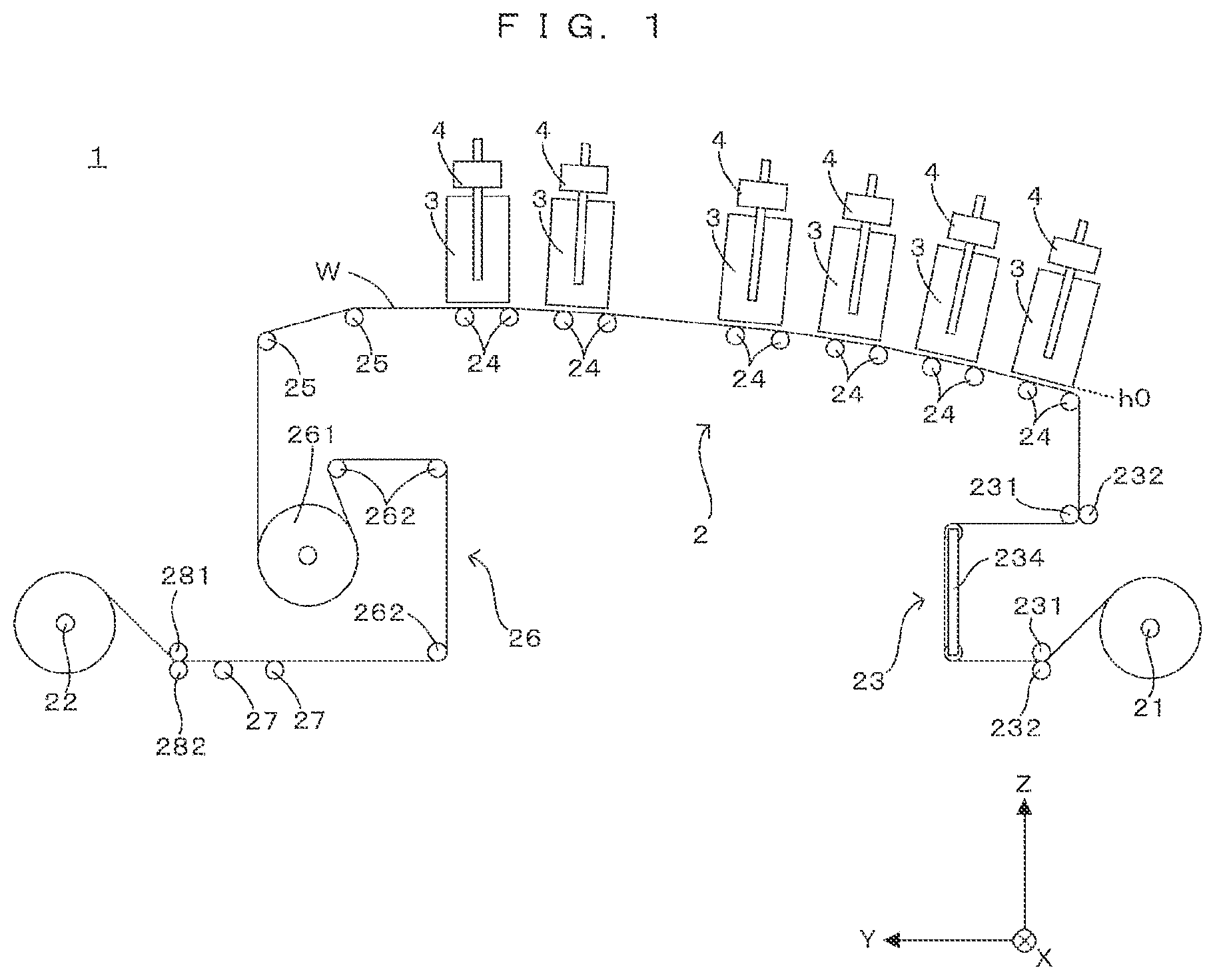 Patent US12304207 Figure 1 – Printing apparatus and ink discharge head maintenance method