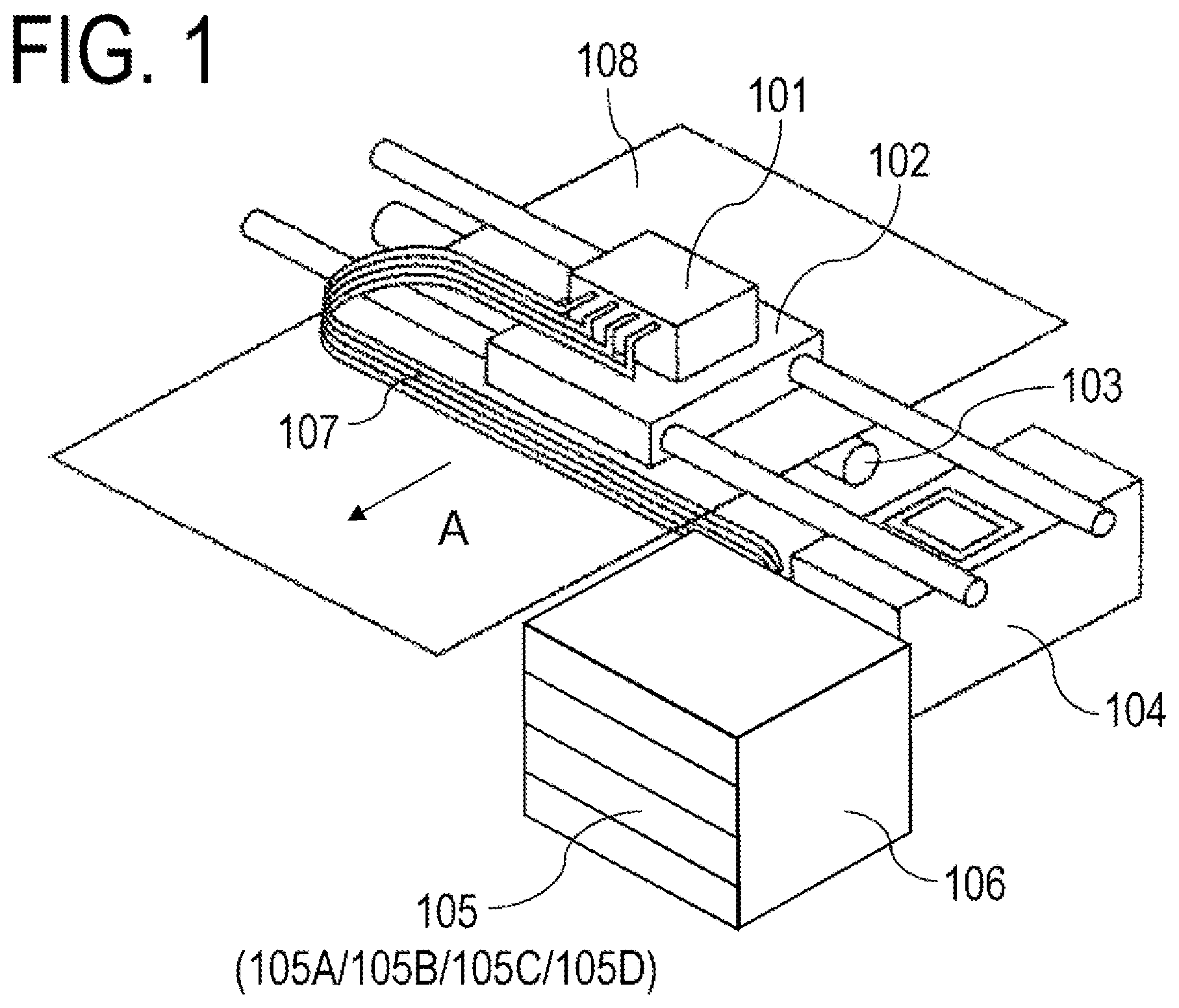 Patent US12304211 Figure 1 – Liquid storage container and recording apparatus