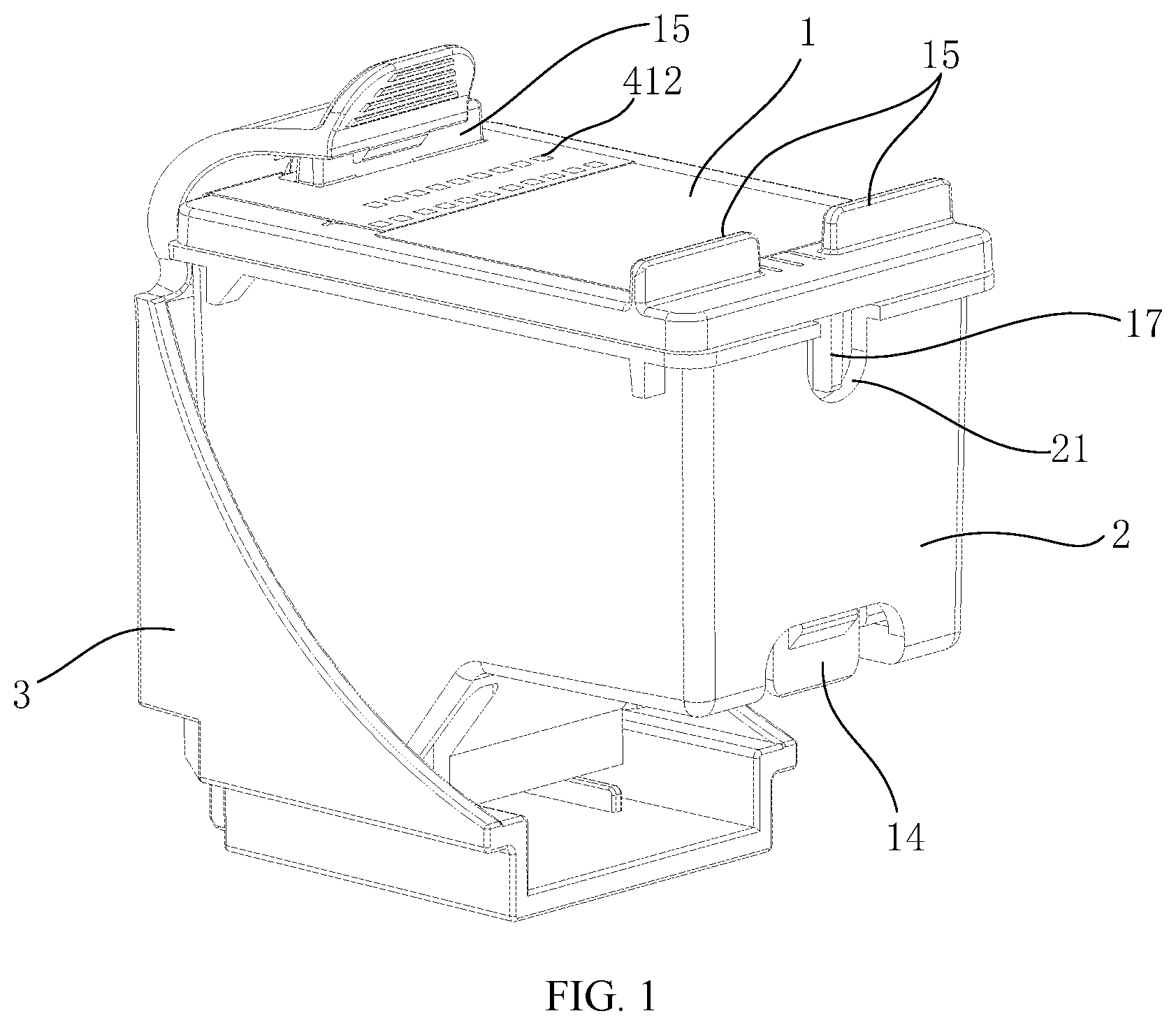 Patent US12304212 Figure 1 – Ink cartridge having print head