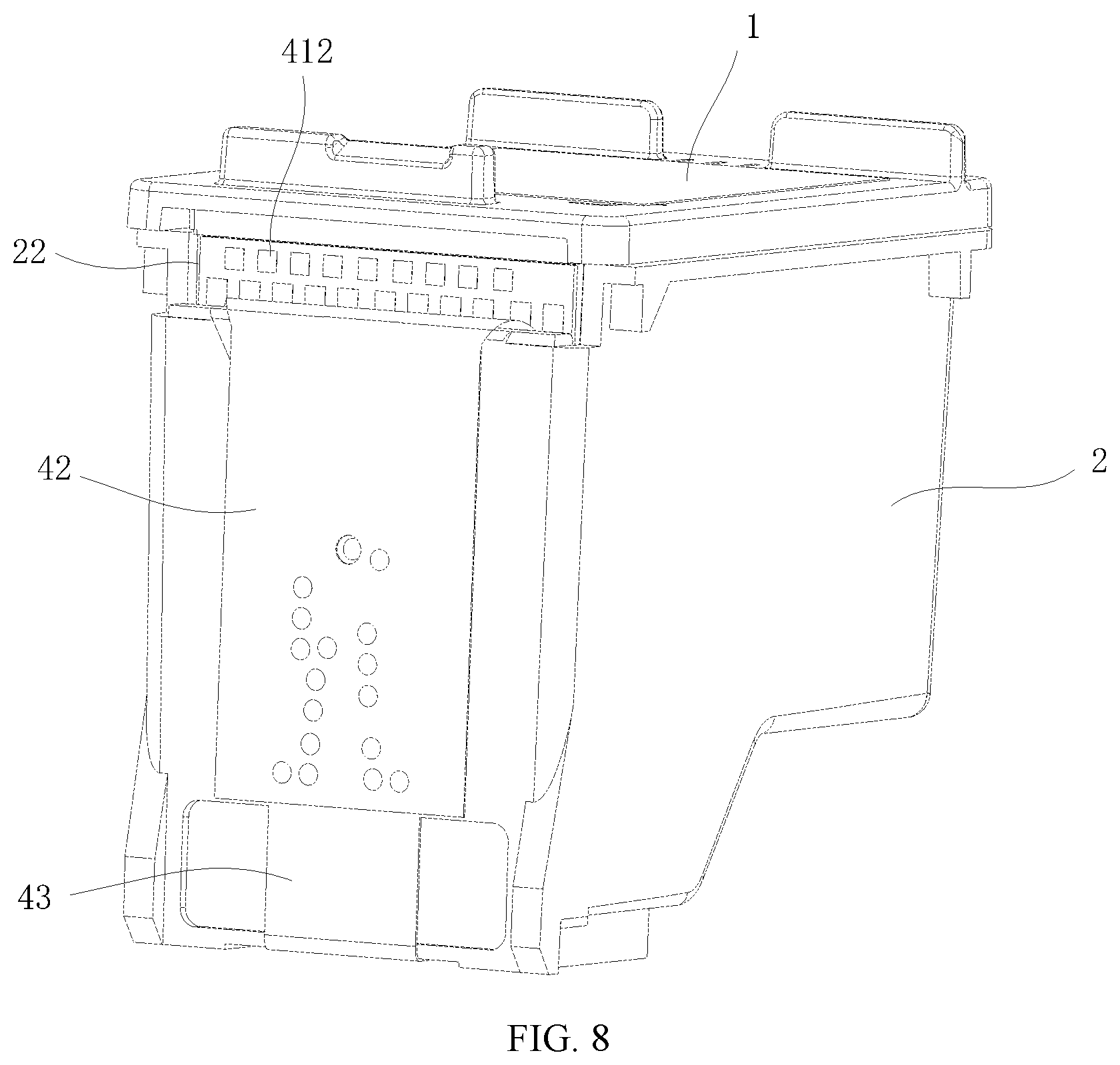 Patent US12304212 Figure 8 – Ink cartridge having print head