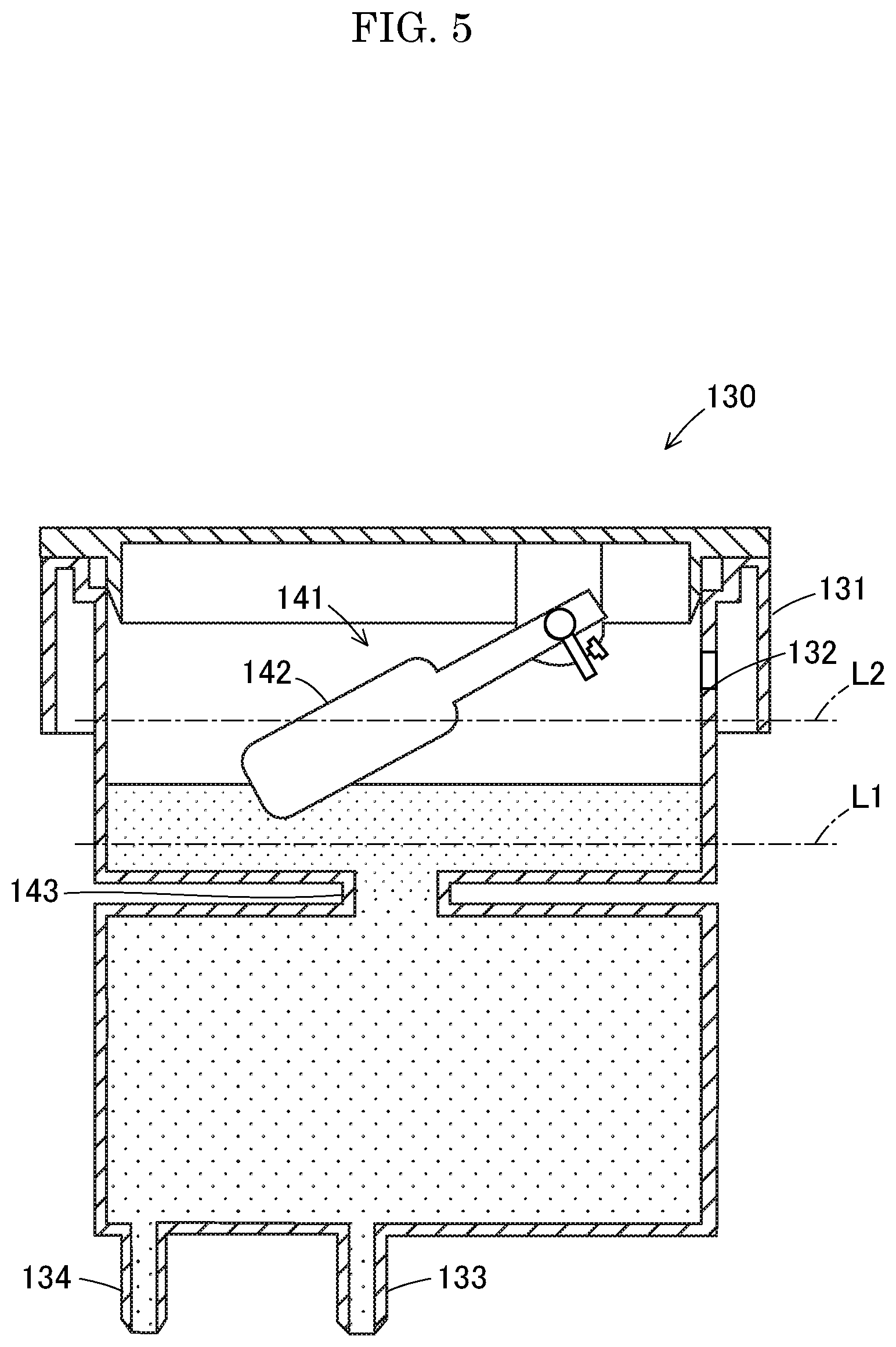 Patent US12304215 Figure 5 – Sub-tank and inkjet recording apparatus