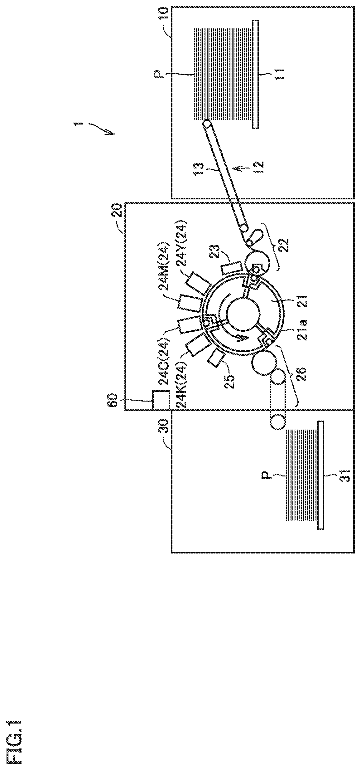 Patent US12304217 Figure 1 – Image forming apparatus