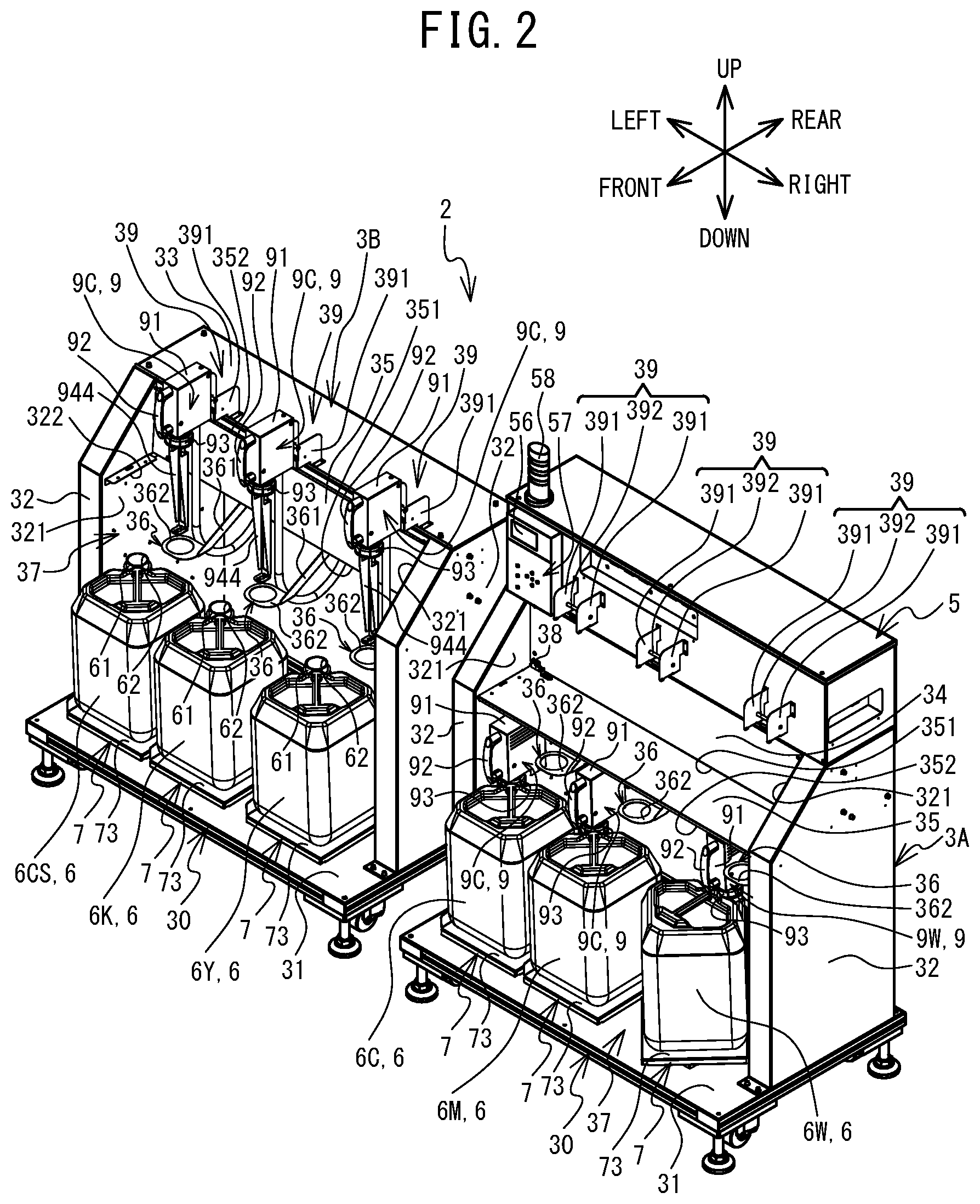 Patent US12304219 Figure 2 – Liquid supply system, control method, non-transitory computer-readable medium storing computer-readable instructions, and liquid supply device