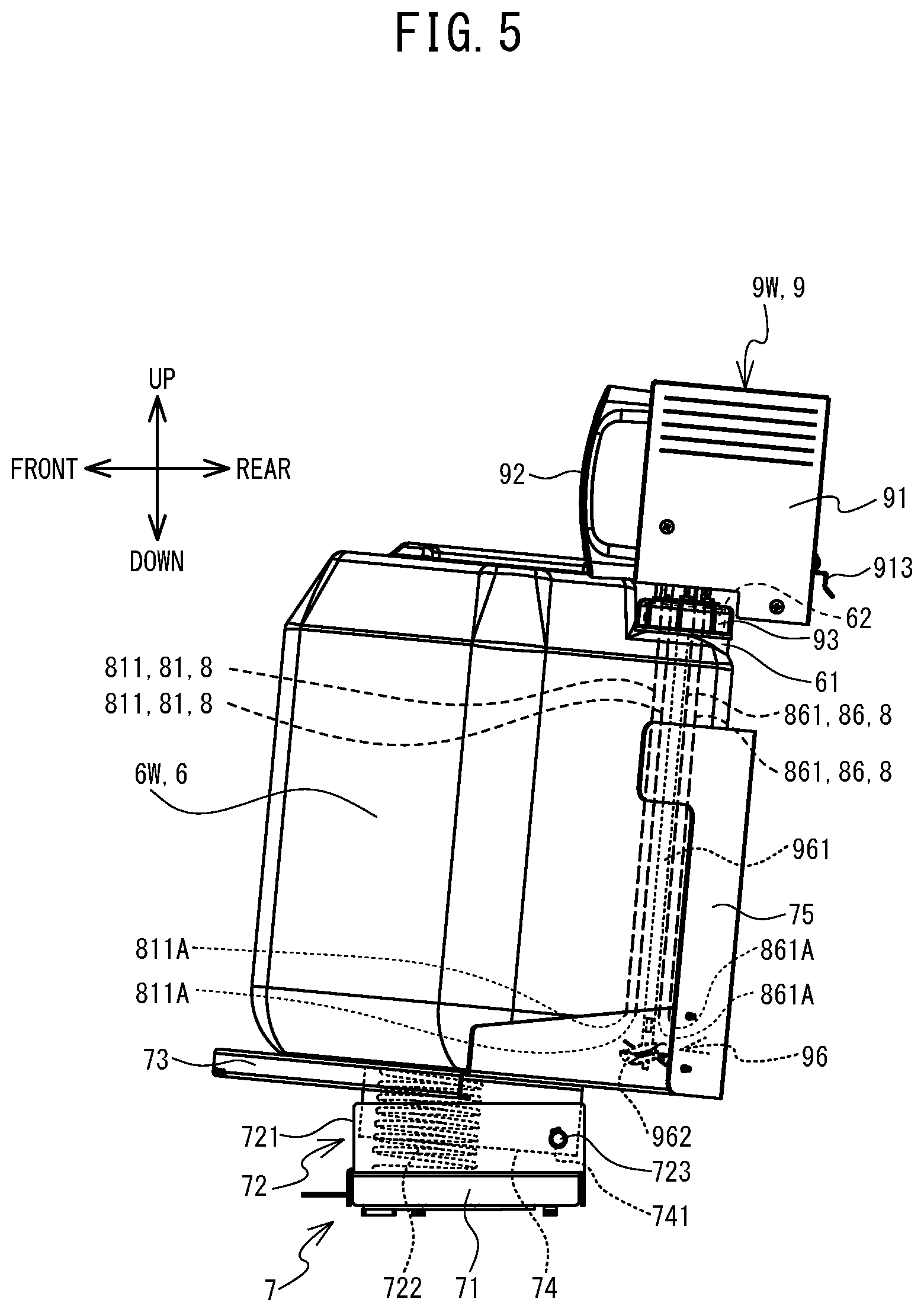 Patent US12304219 Figure 5 – Liquid supply system, control method, non-transitory computer-readable medium storing computer-readable instructions, and liquid supply device