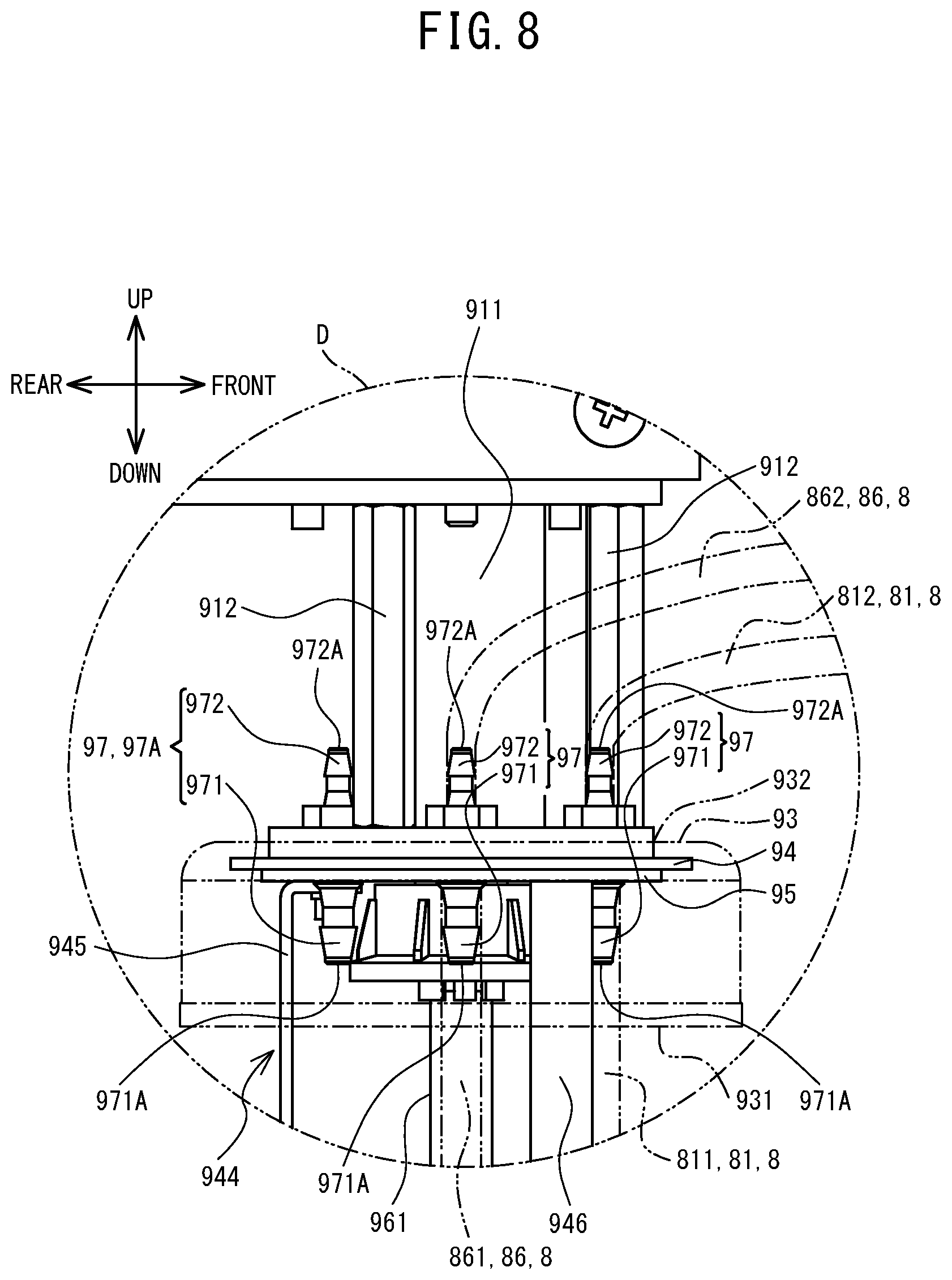 Patent US12304219 Figure 8 – Liquid supply system, control method, non-transitory computer-readable medium storing computer-readable instructions, and liquid supply device