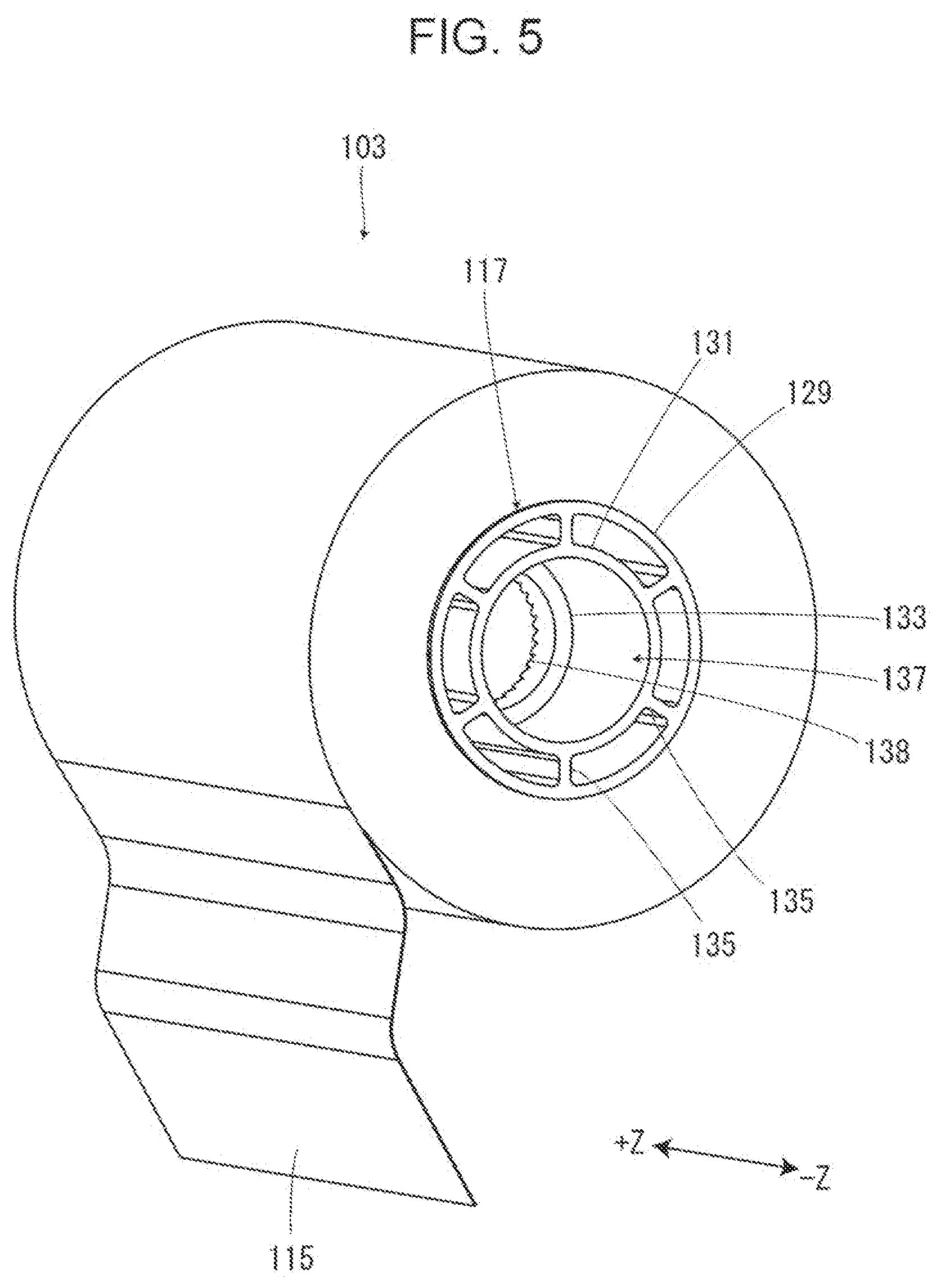 Patent US12304222 Figure 5 – Tape cartridge, tape roll, and tape cartridge set