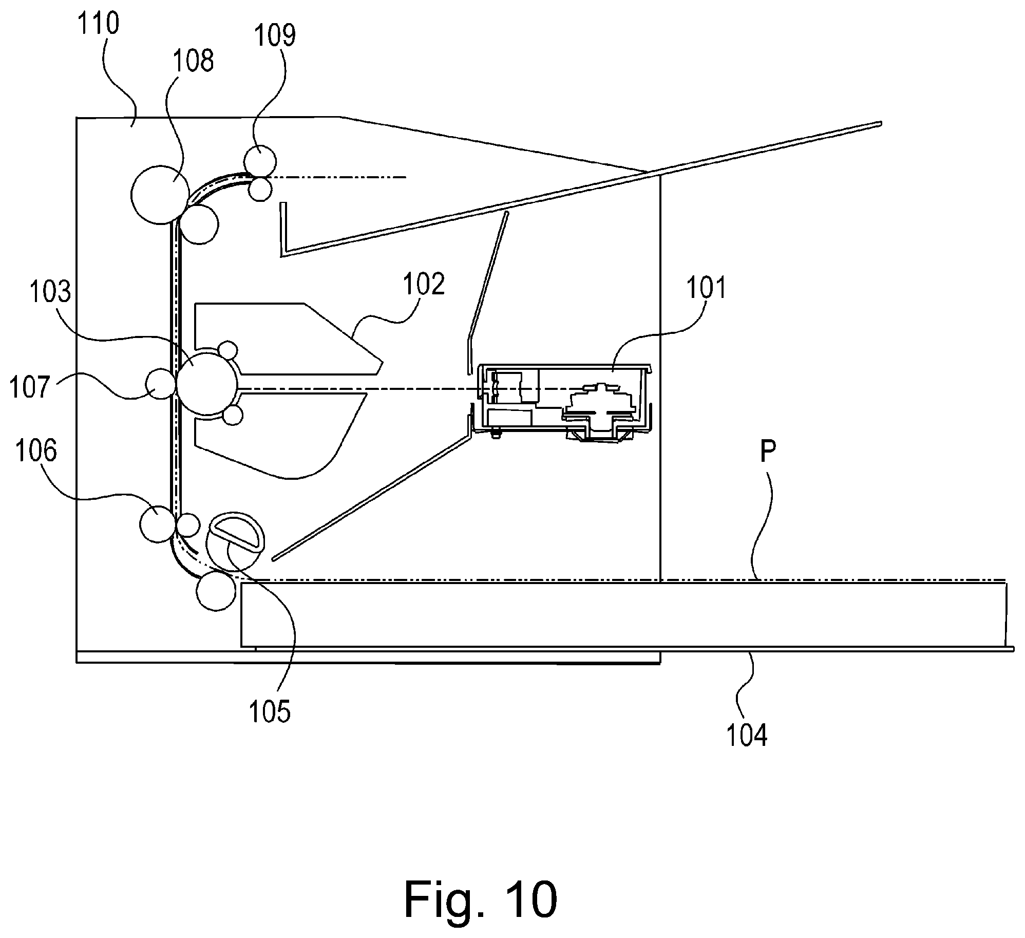 Patent US12304224 Figure 10 – Image forming apparatus