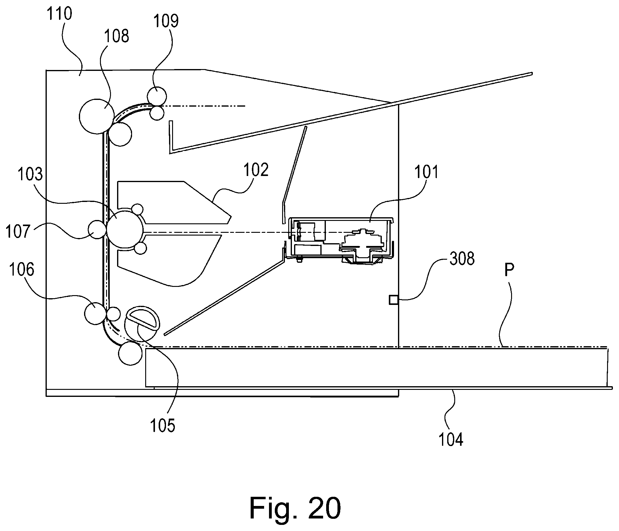 Patent US12304224 Figure 20 – Image forming apparatus