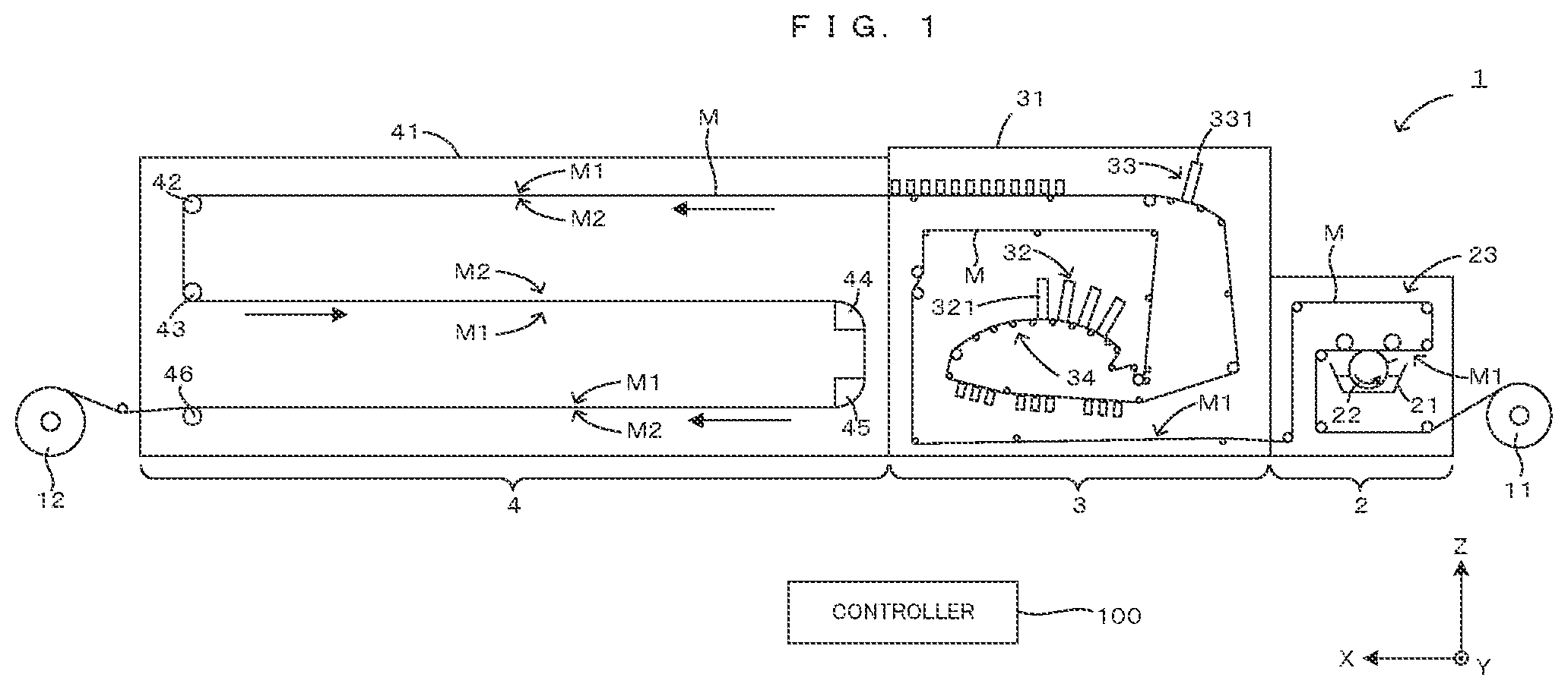 Patent US12304226 Figure 1 – Head unit position adjustment method