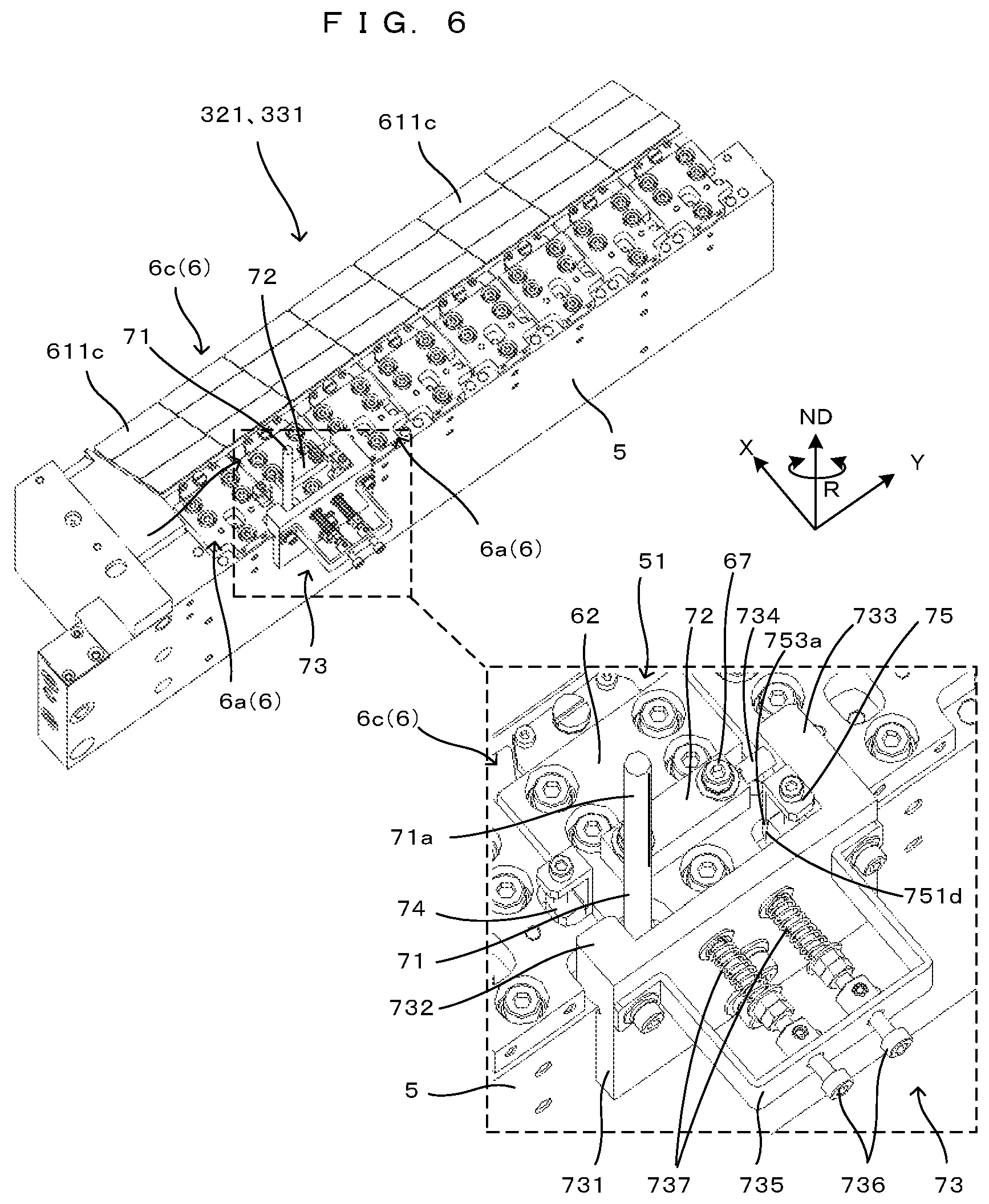Patent US12304226 Figure 6 – Head unit position adjustment method