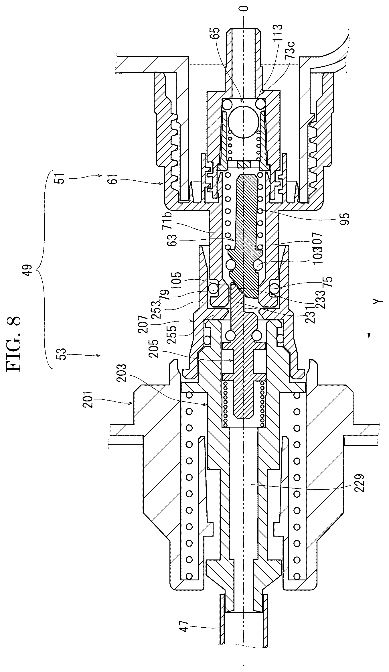 Patent US12304227 Figure 8 – Coupling structure and image forming apparatus