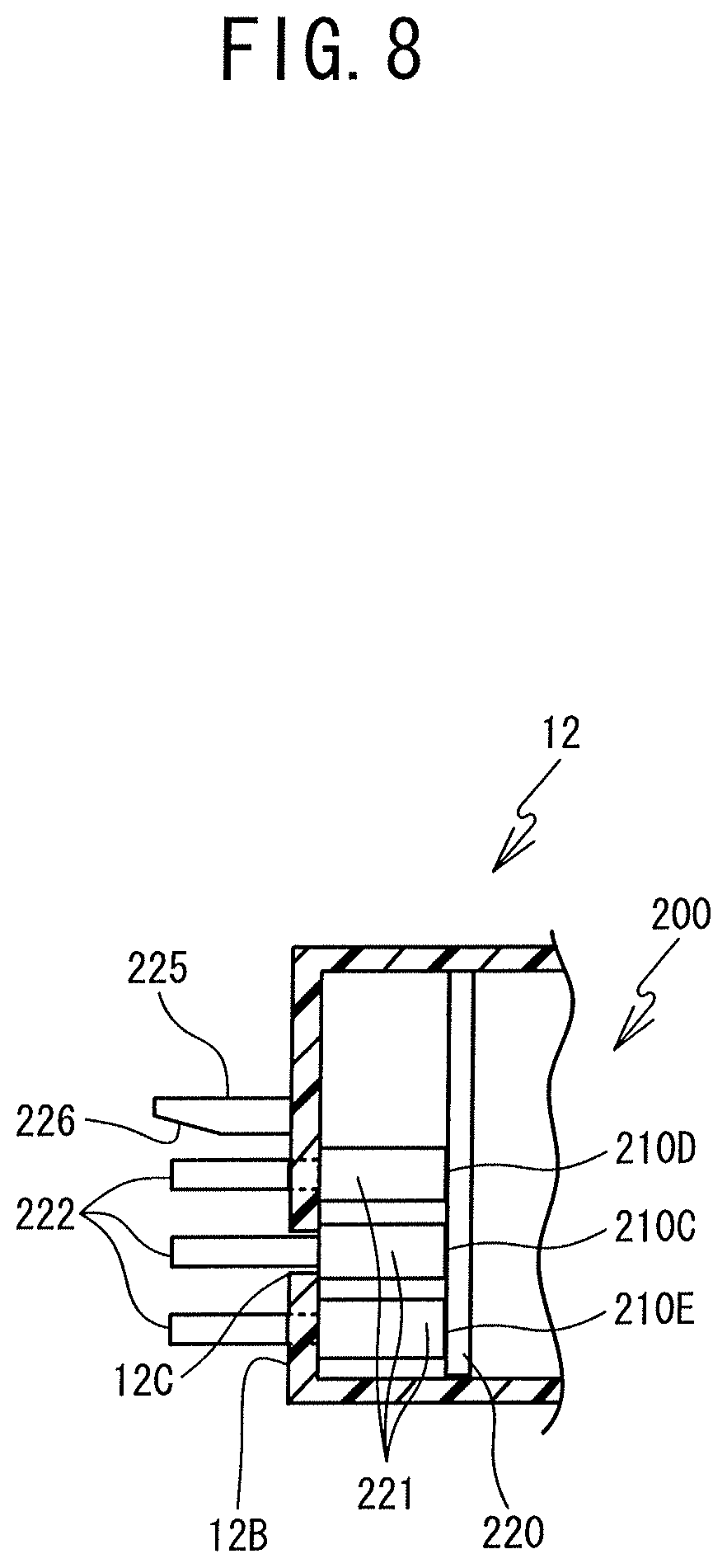 Patent US12304229 Figure 8 – Tape cassette