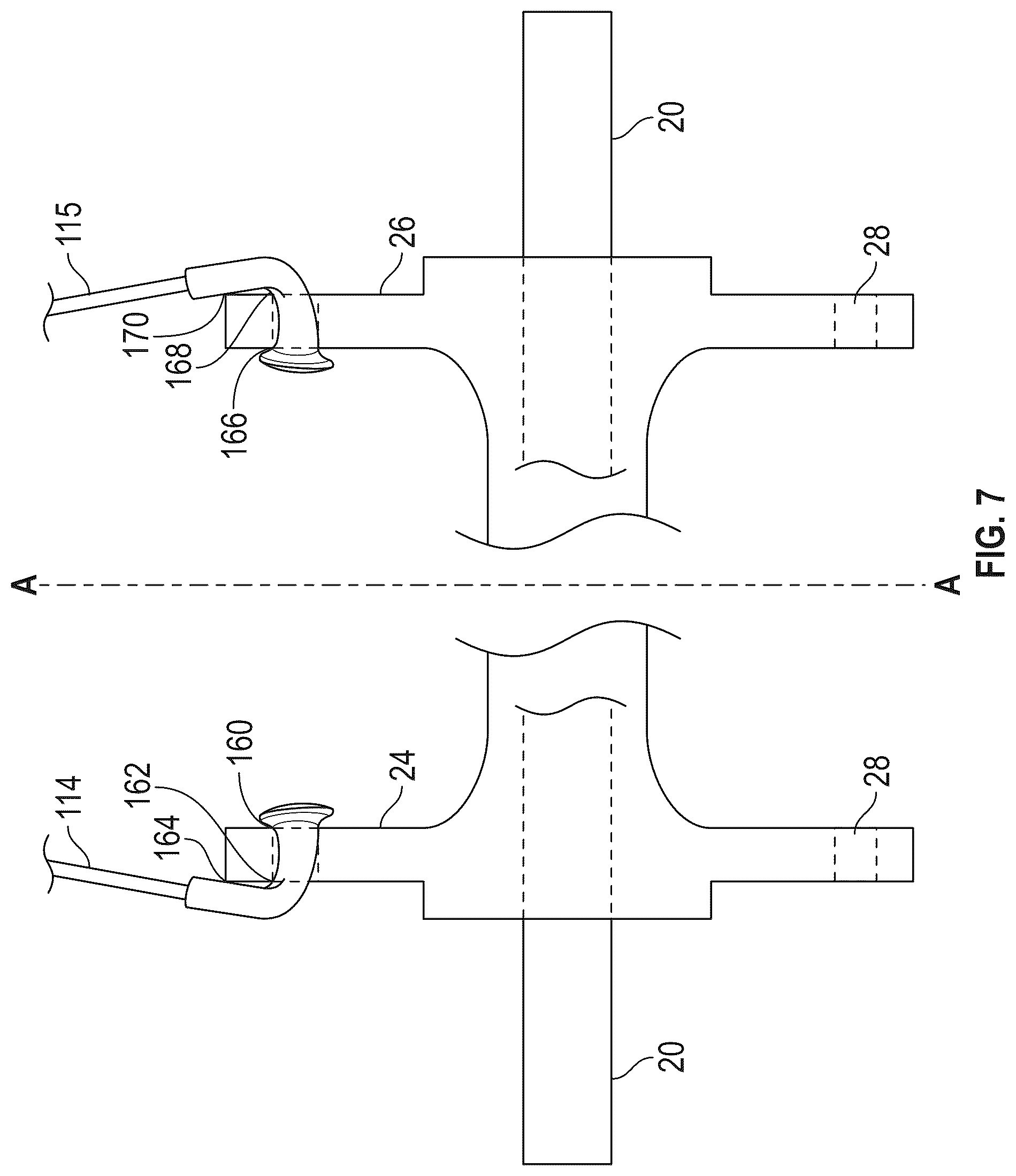 Patent US12304236 Figure 7 – Bicycle hub and spoke arrangement