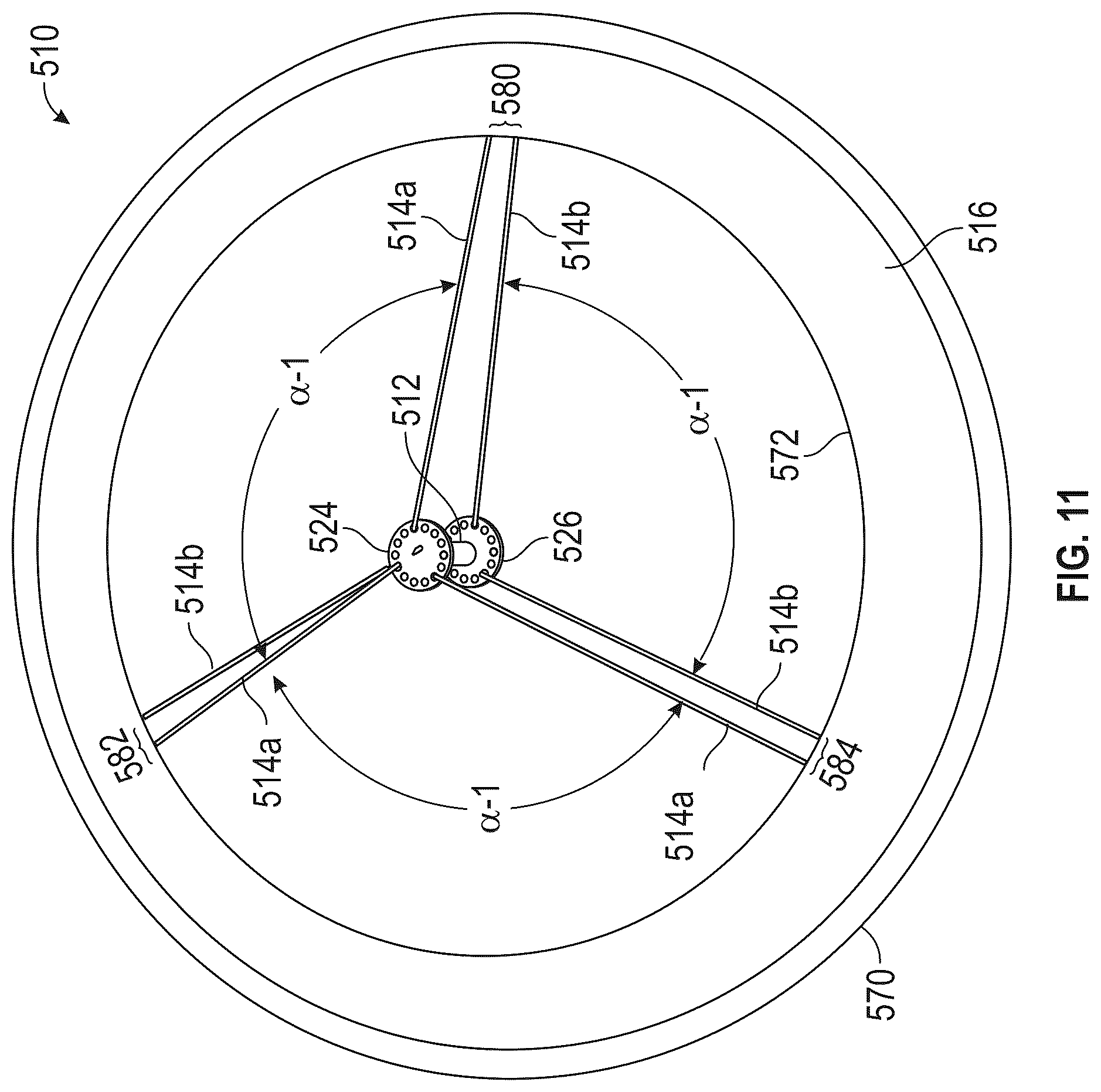 Patent US12304236 Figure 10 – Bicycle hub and spoke arrangement