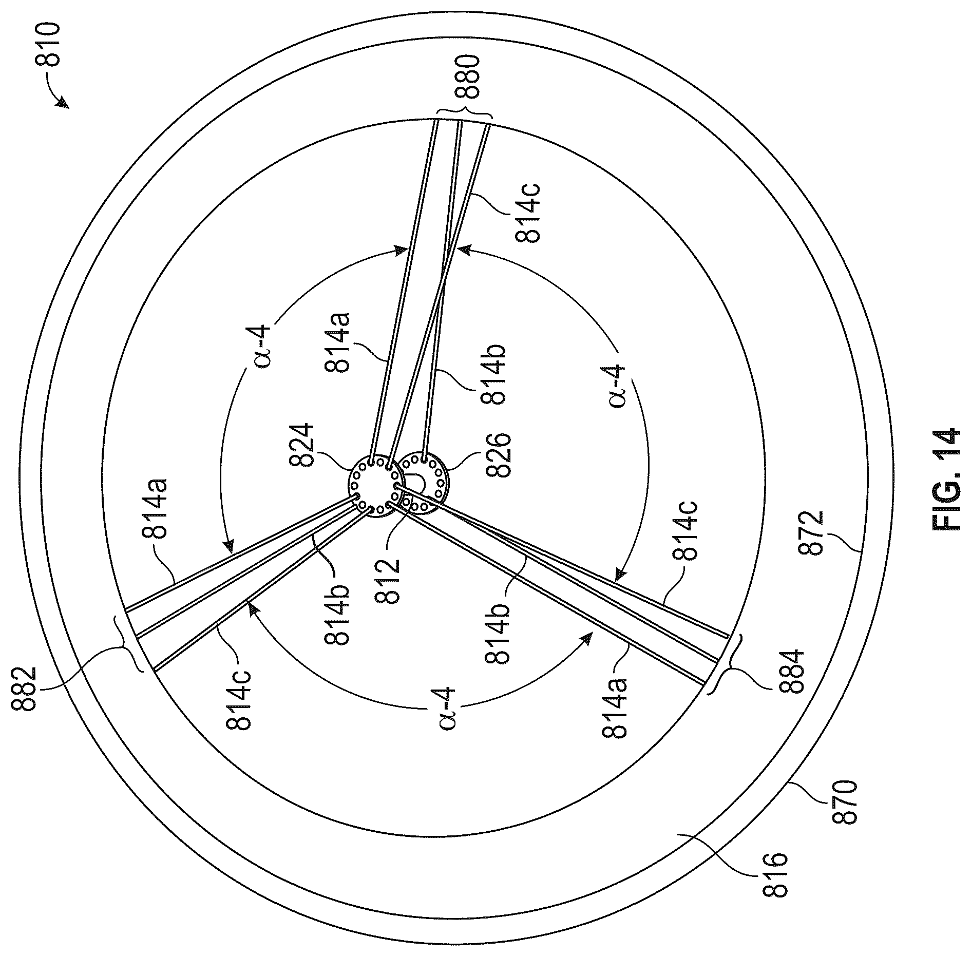 Patent US12304236 Figure 13 – Bicycle hub and spoke arrangement