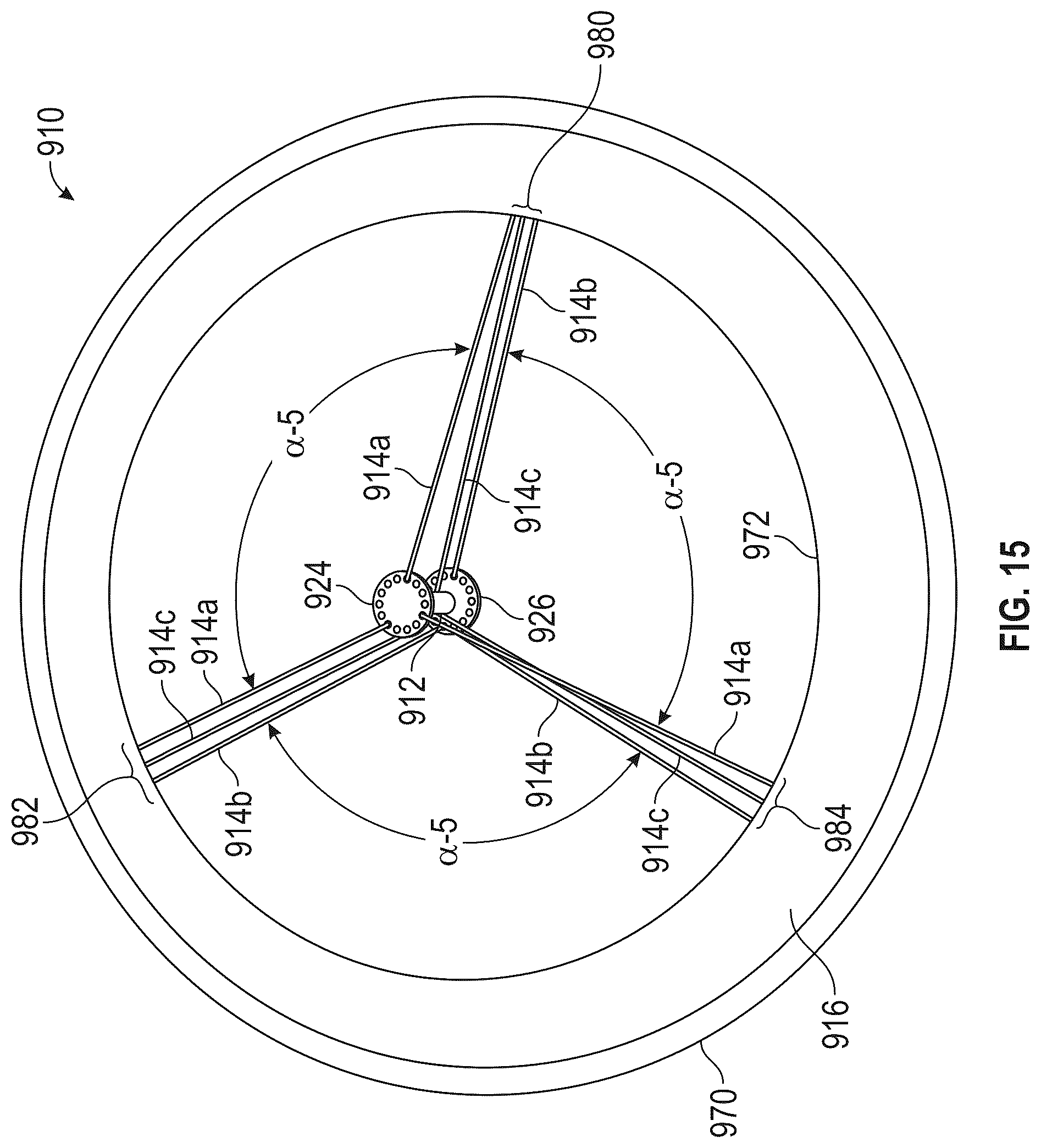 Patent US12304236 Figure 14 – Bicycle hub and spoke arrangement