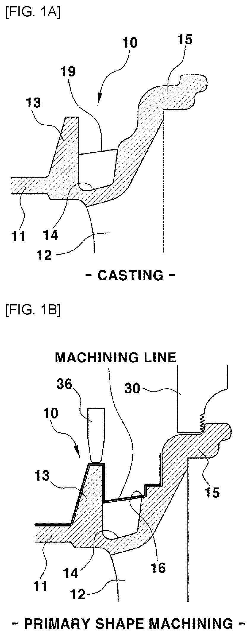 Patent US12304239 Figure 1 – Vehicle wheel having adjustable insert neck and method for manufacturing the same