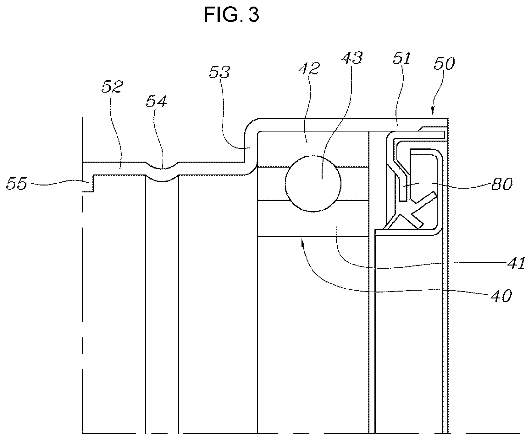 Patent US12304240 Figure 3 – Hub built-in type drive axle