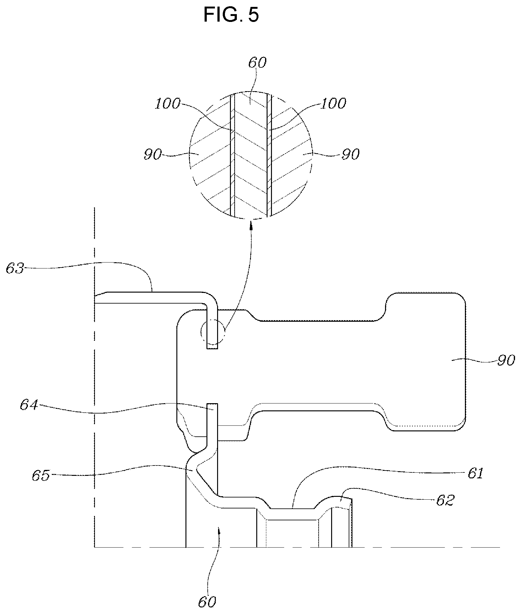 Patent US12304240 Figure 5 – Hub built-in type drive axle