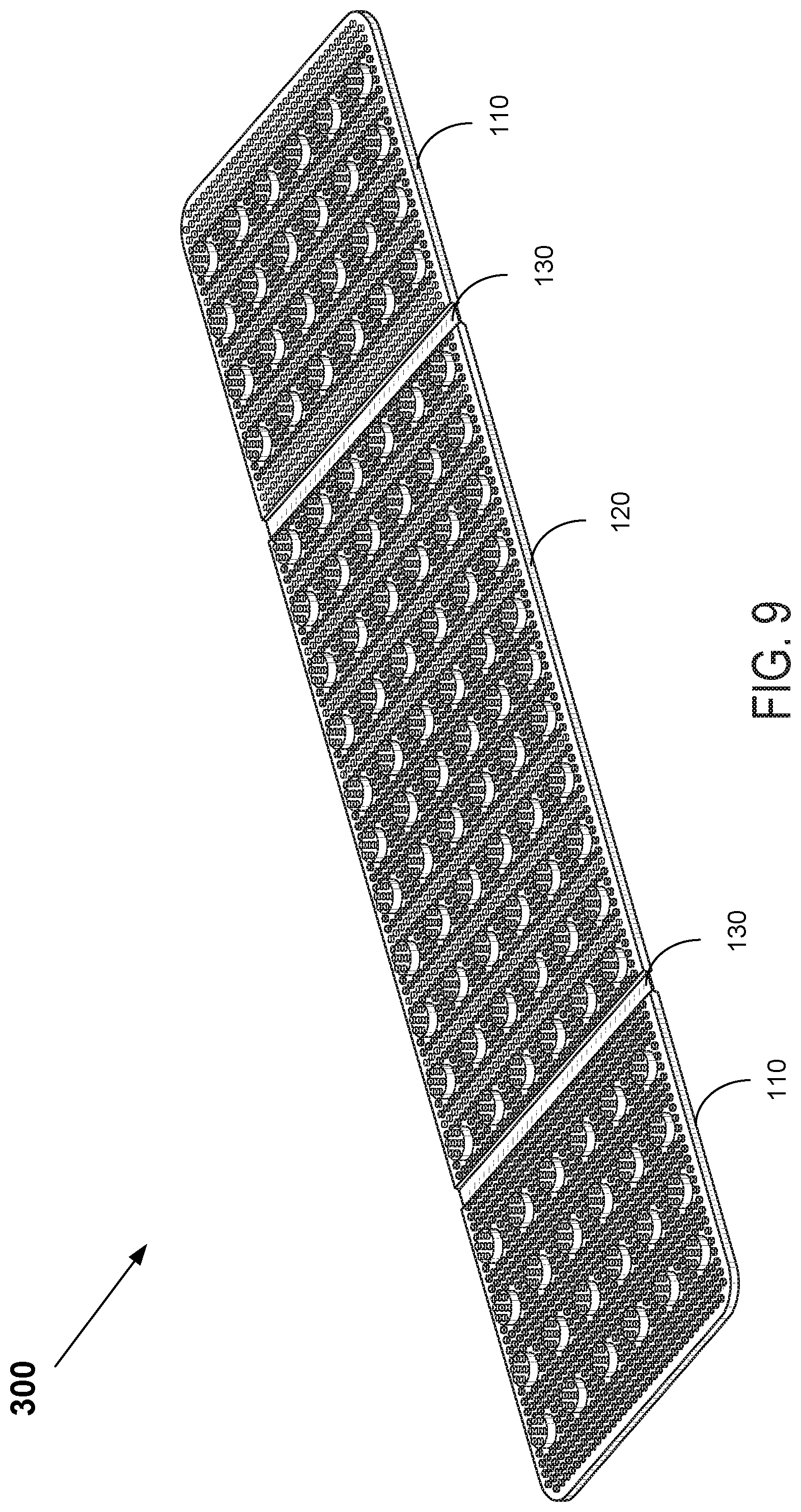 Patent US12304241 Figure 9 – Vehicle traction mat